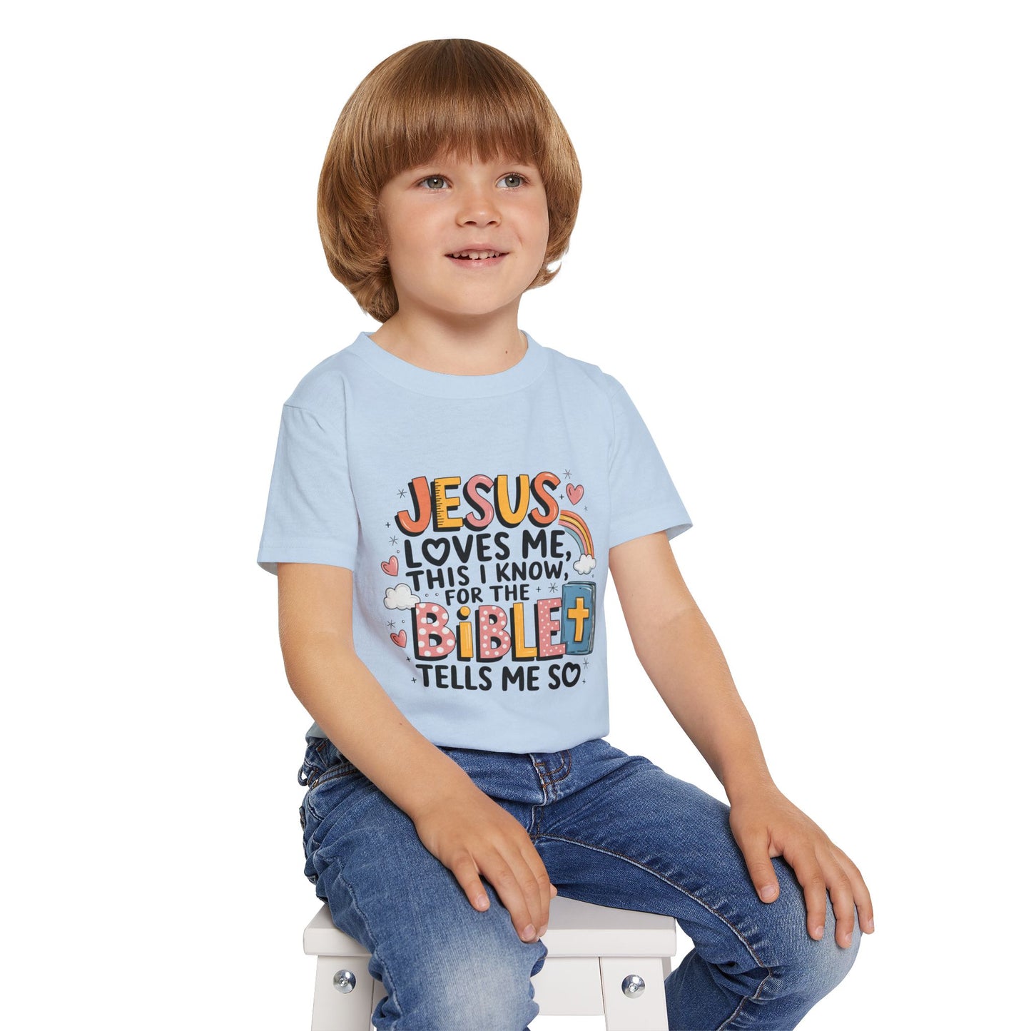 Jesus Loves Me This I Know - Heavy Cotton™ Toddler T-shirt