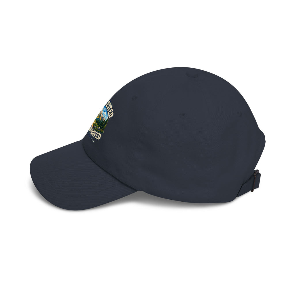 Trail Tested • Faith Approved Dad Cap — Outdoor Mountain Embroidered Baseball Hat