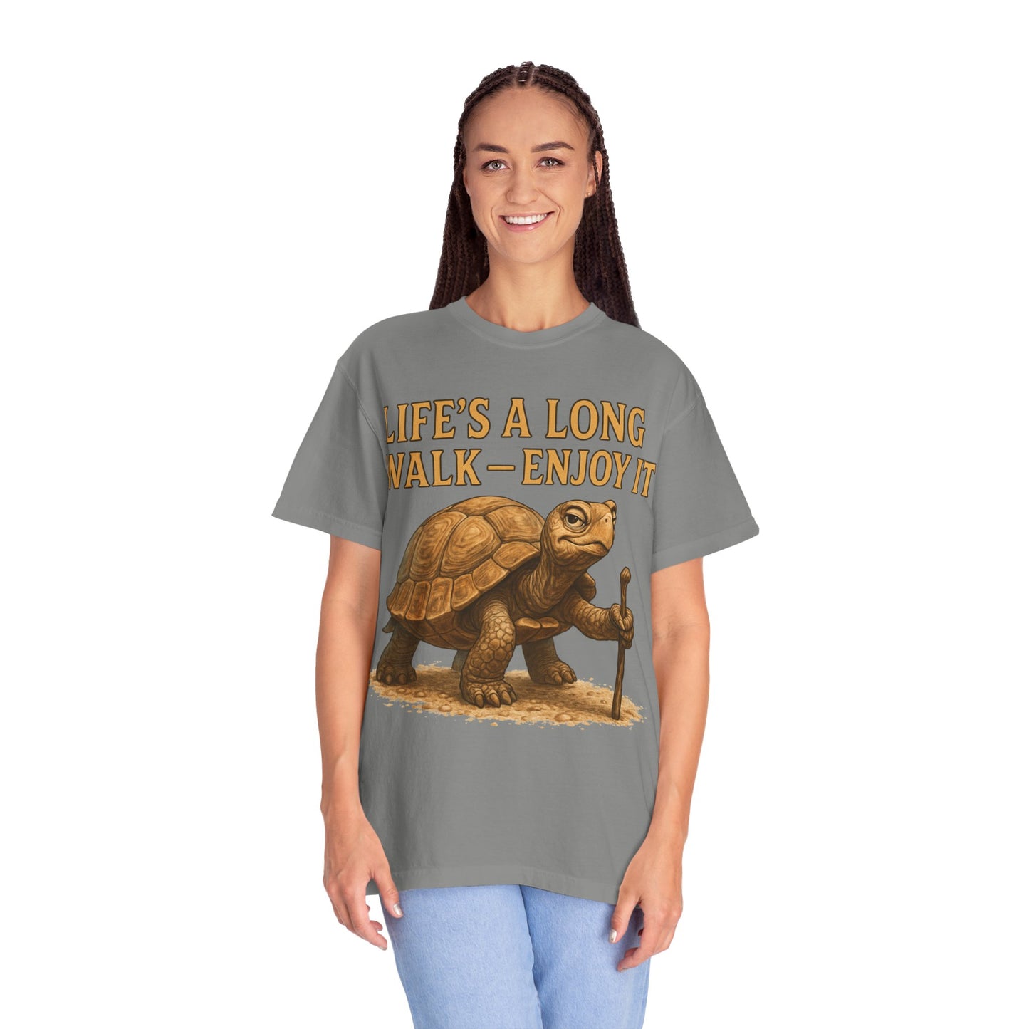 T-shirt - Slow and Methodical Tortoise Design