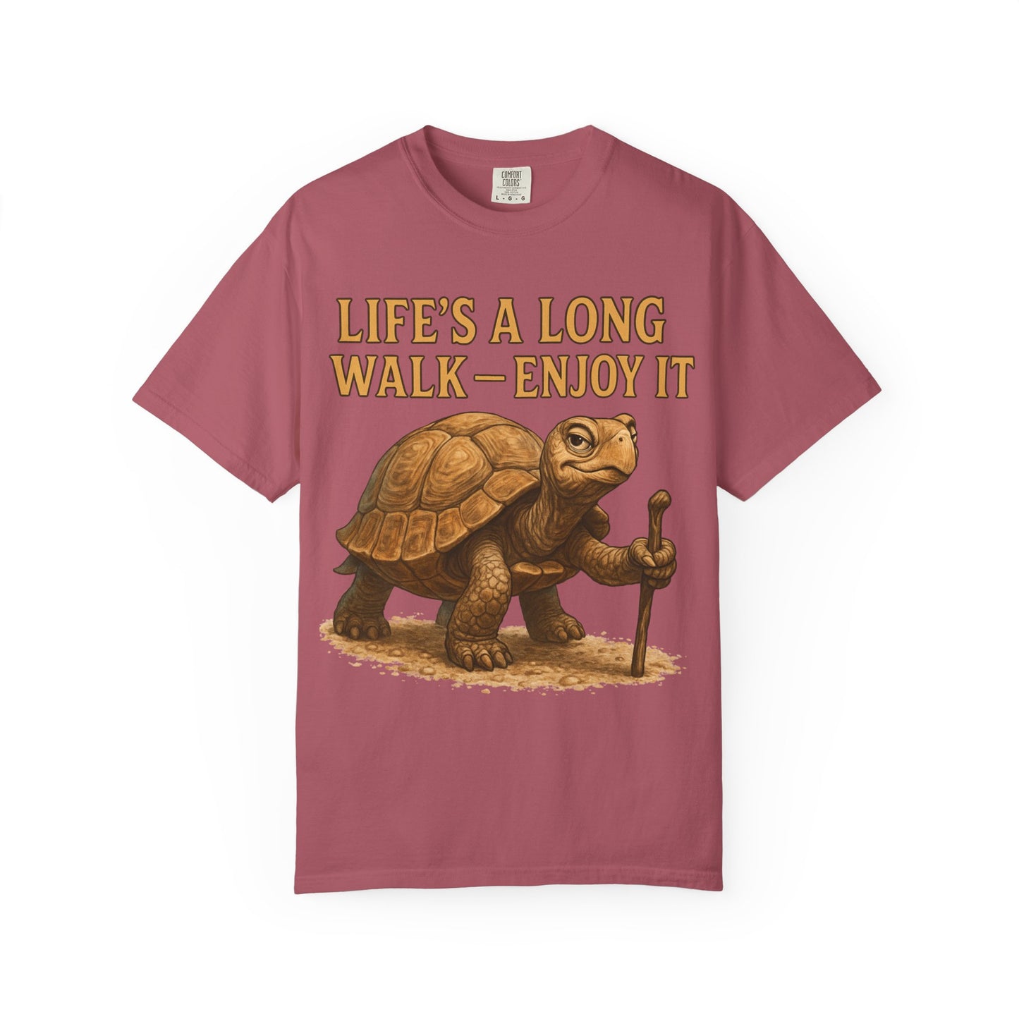 T-shirt - Slow and Methodical Tortoise Design