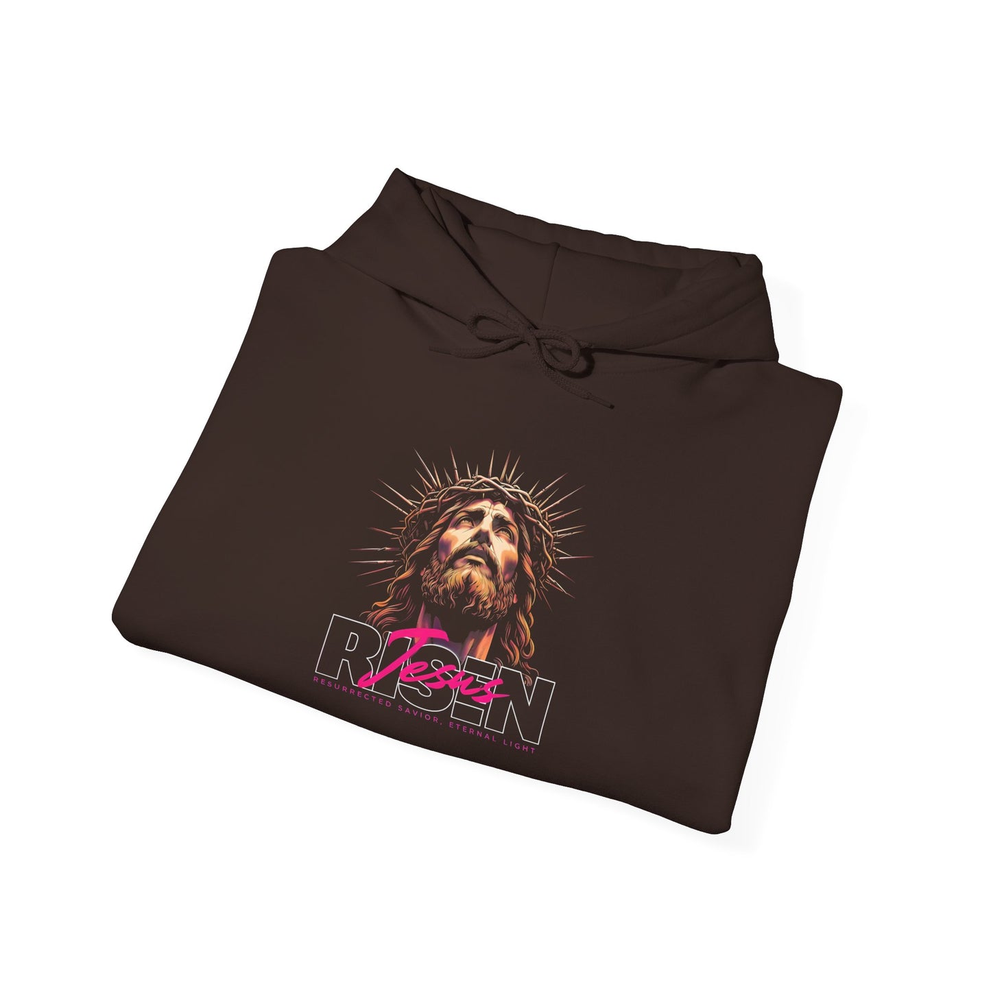 Risen Jesus Graphic Hooded Sweatshirt - Unisex Heavy Blend™