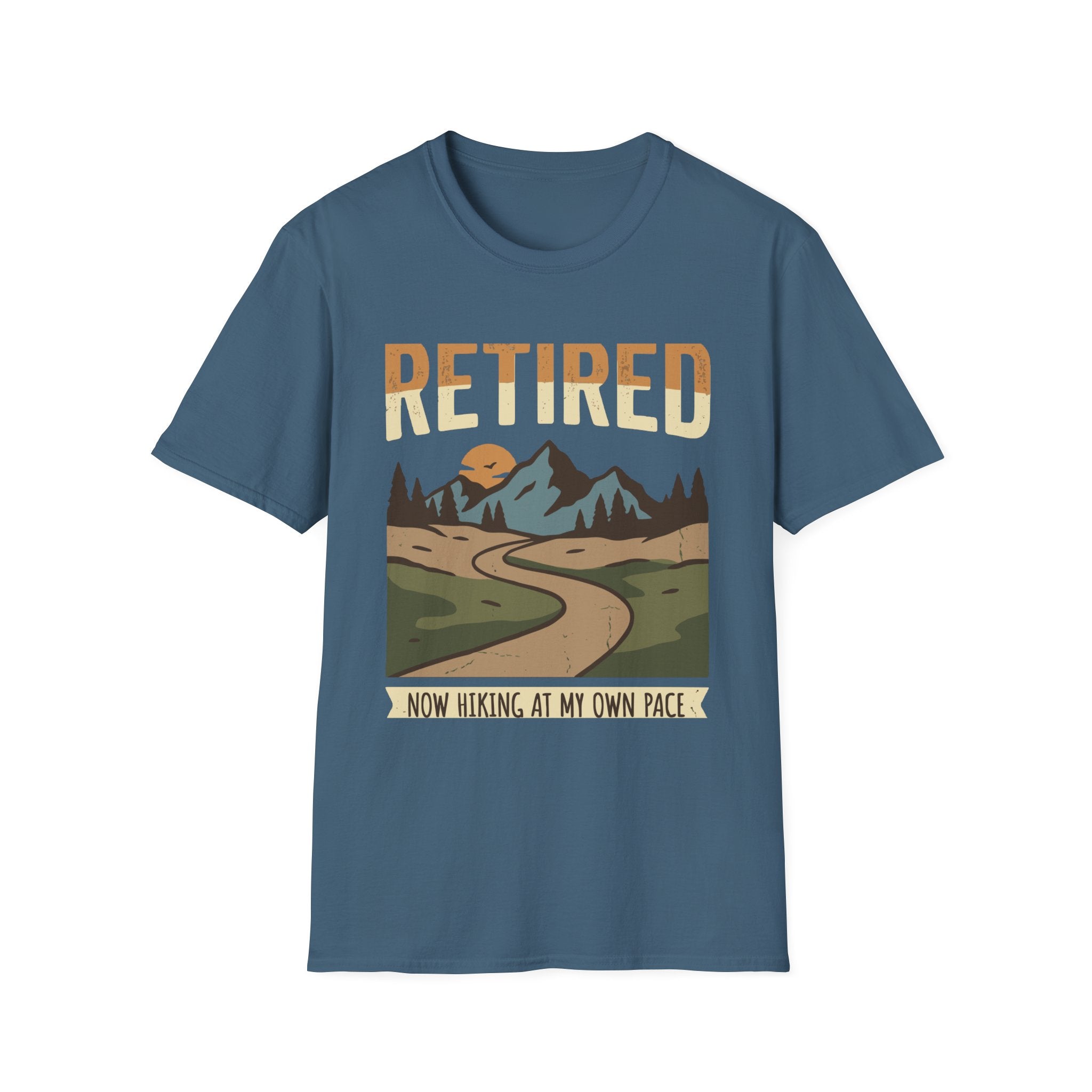 Retired Hiking My Own Pace Tee Shirt