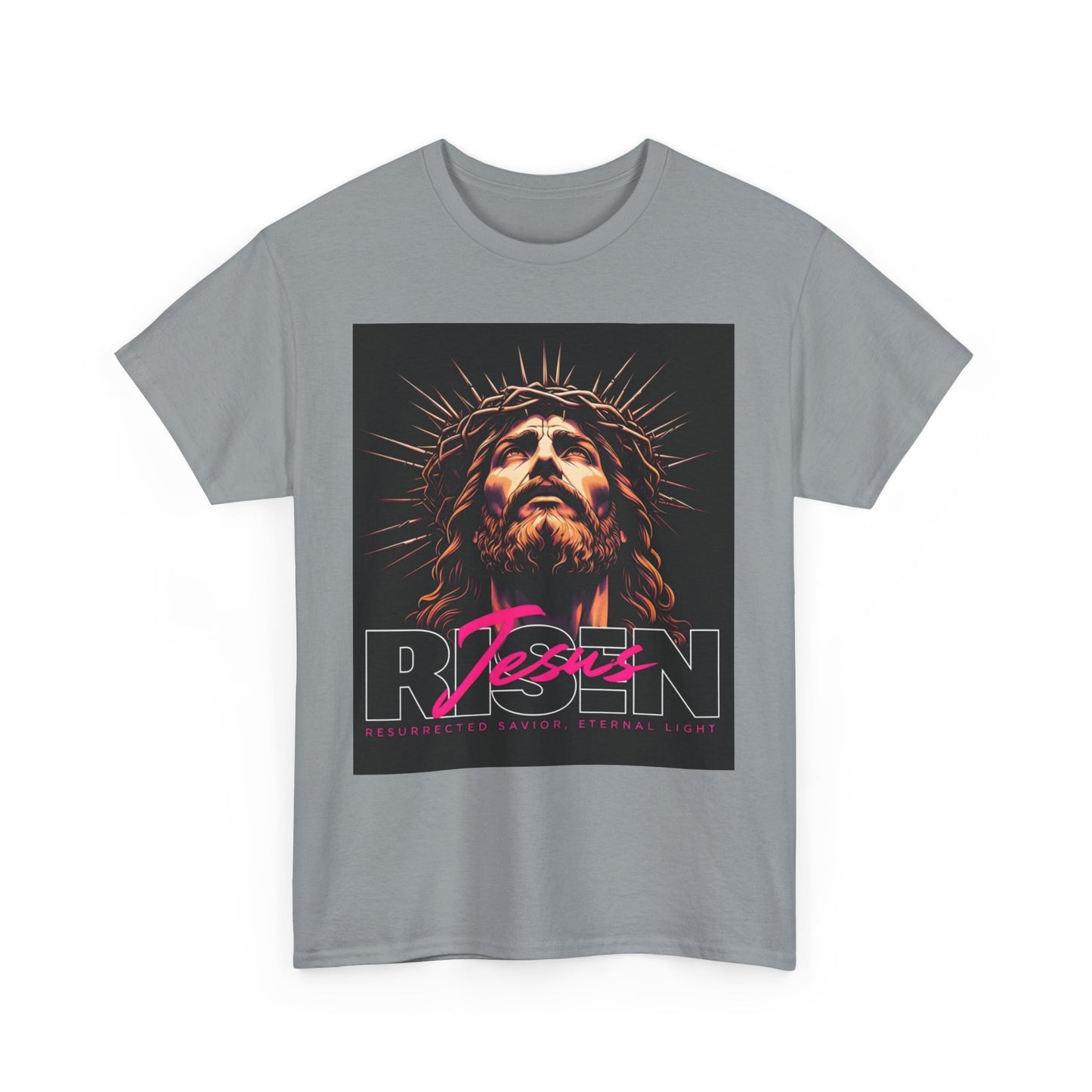 Faith Inspired Unisex Heavy Cotton Tee - Jesus Design