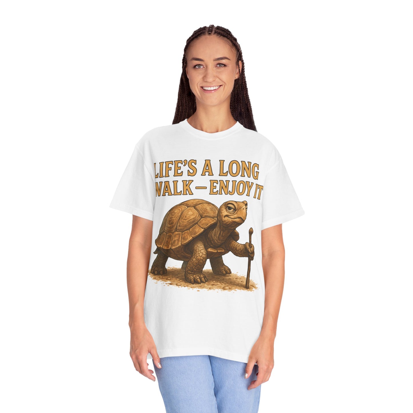 T-shirt - Slow and Methodical Tortoise Design
