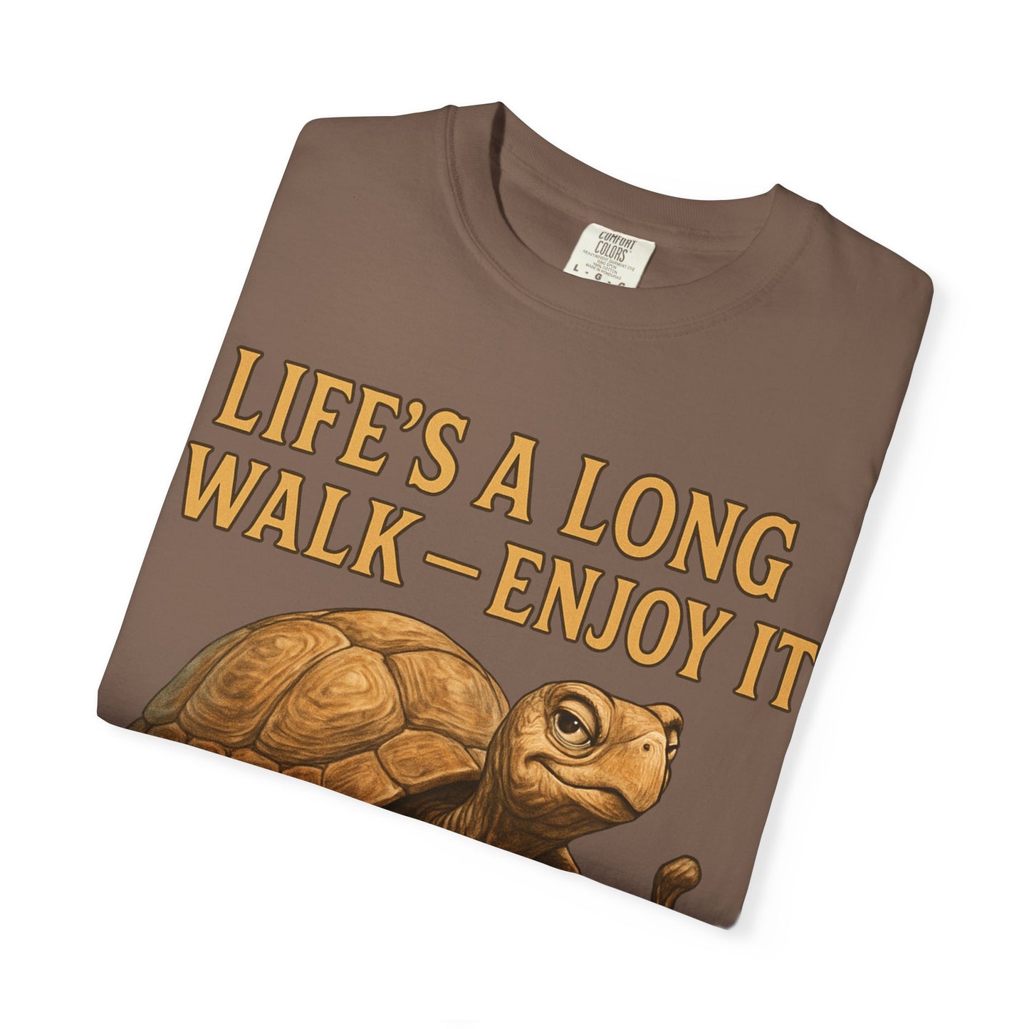 T-shirt - Slow and Methodical Tortoise Design