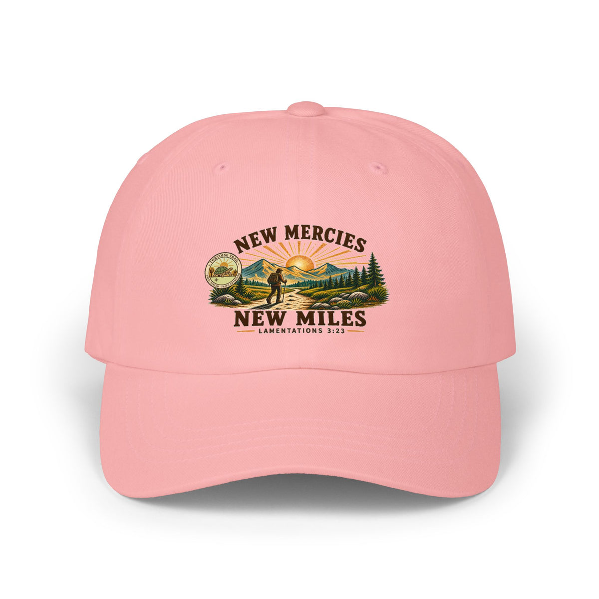 New Mercies - New Miles Dad Cap — Outdoor Mountain Baseball Hat