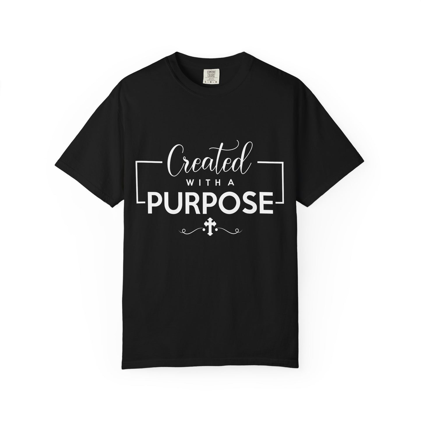 Created with a Purpose Unisex Garment-Dyed T-Shirt" Comfort Colors 1717