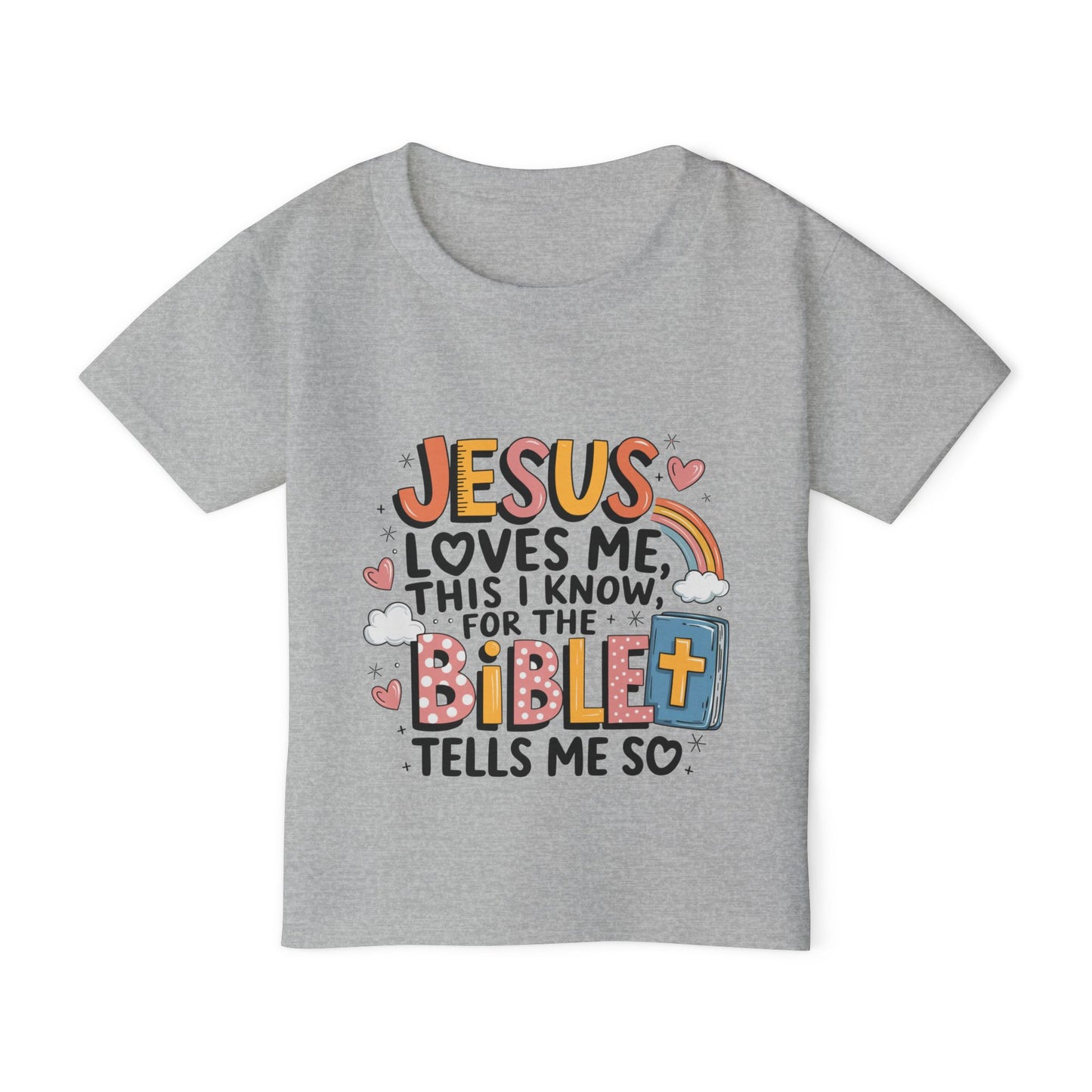 Jesus Loves Me This I Know - Heavy Cotton™ Toddler T-shirt