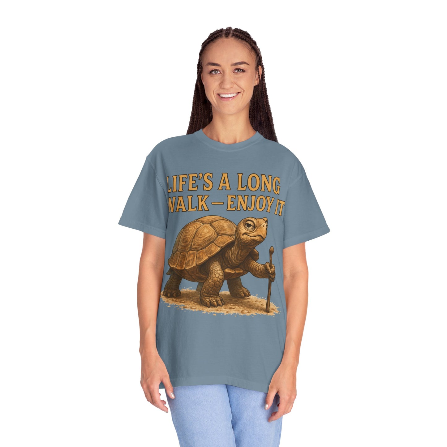 T-shirt - Slow and Methodical Tortoise Design