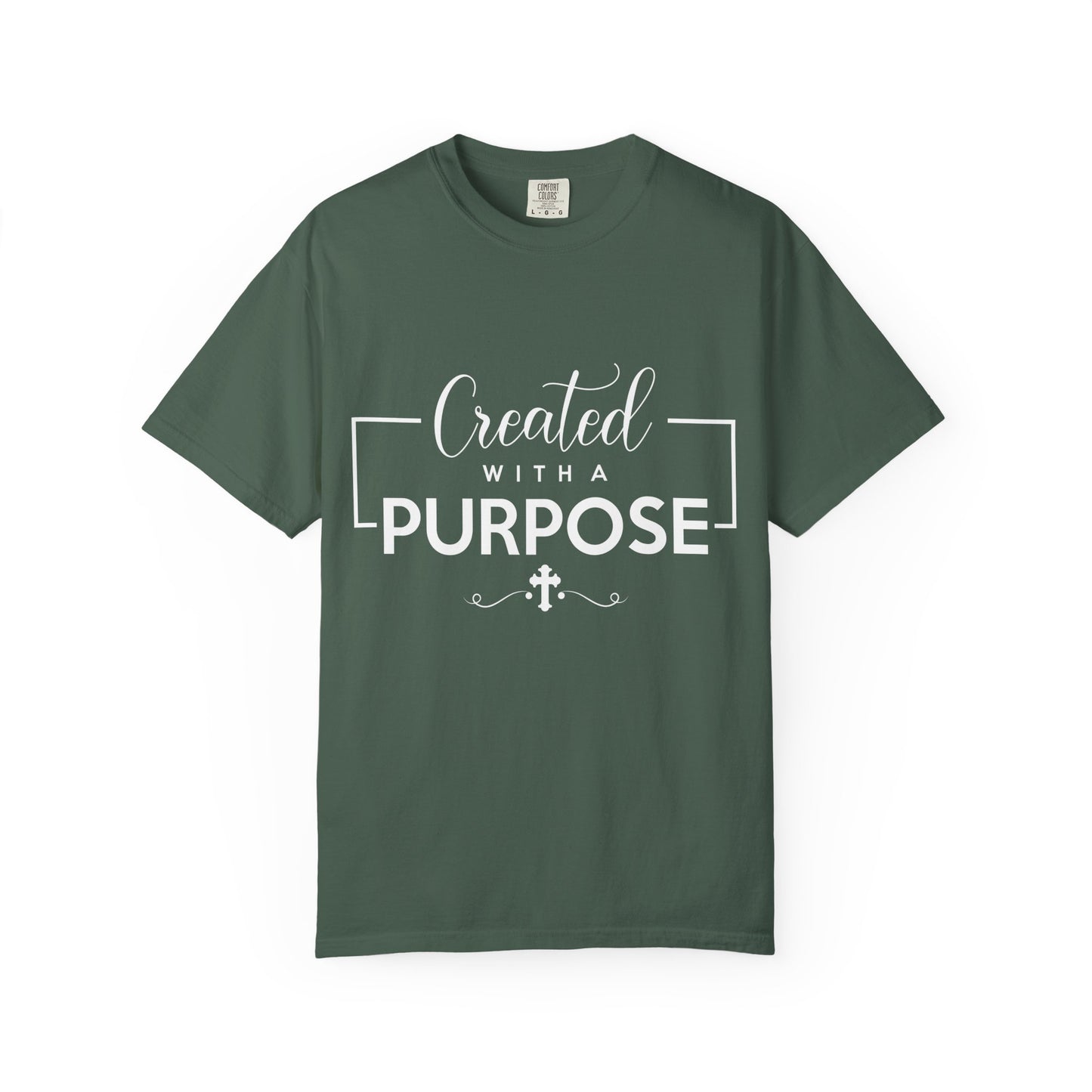 Created with a Purpose Unisex Garment-Dyed T-Shirt" Comfort Colors 1717