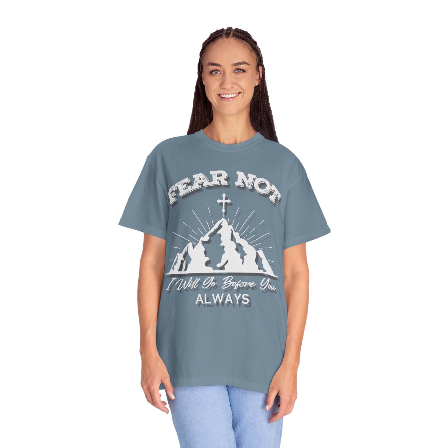 Fear Not Faith-Inspired Unisex Garment-Dyed T-Shirt