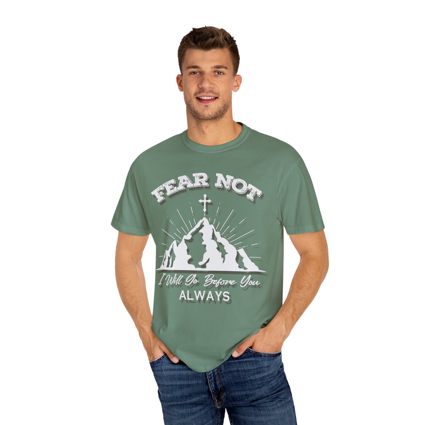 Fear Not Faith-Inspired Unisex Garment-Dyed T-Shirt