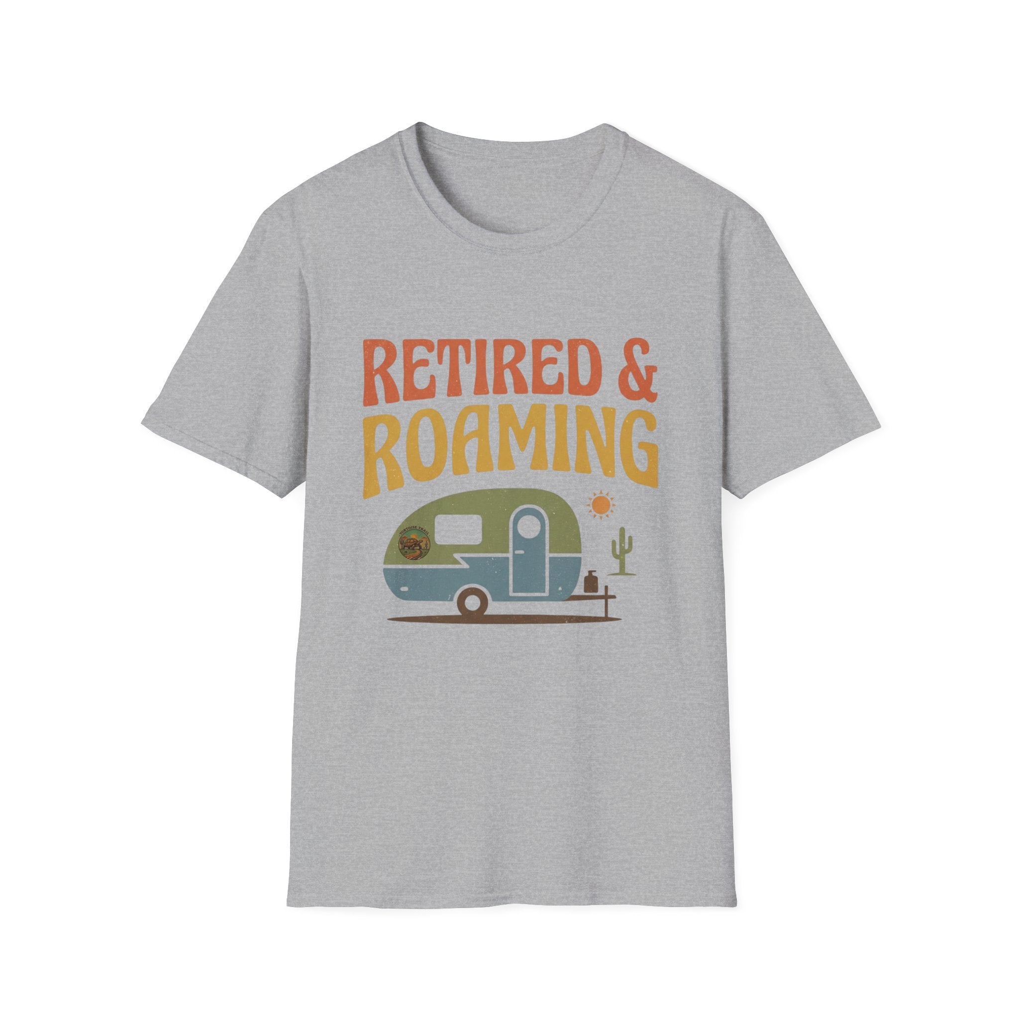 Retro Retired & Roaming  Tee Shirt