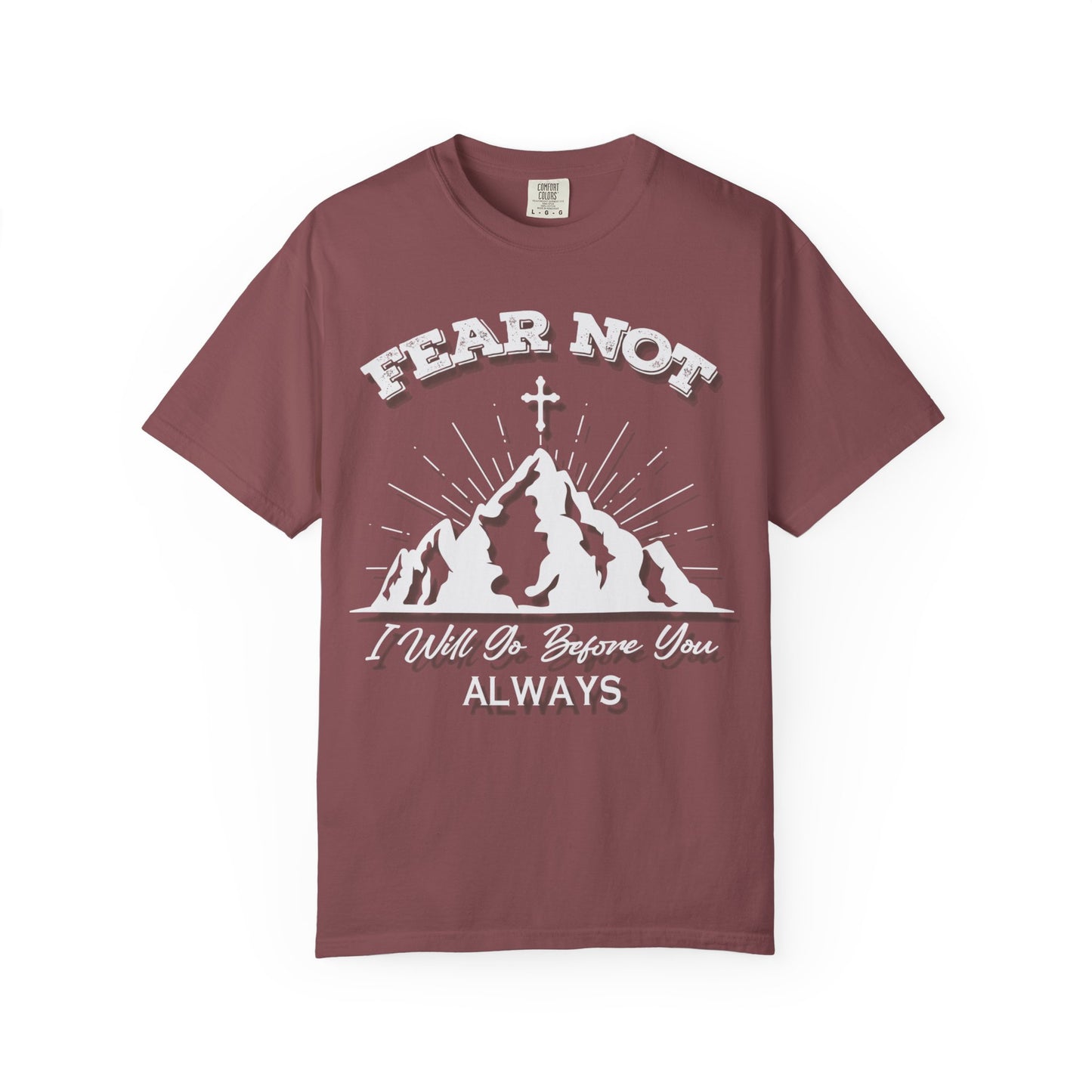 Fear Not Faith-Inspired Unisex Garment-Dyed T-Shirt