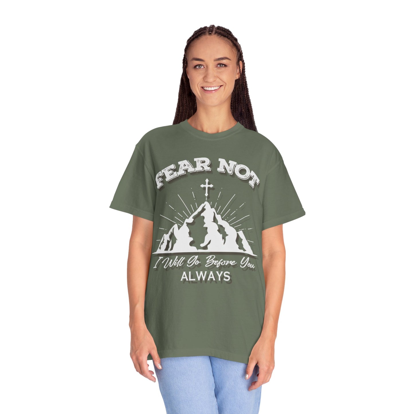 Fear Not Faith-Inspired Unisex Garment-Dyed T-Shirt
