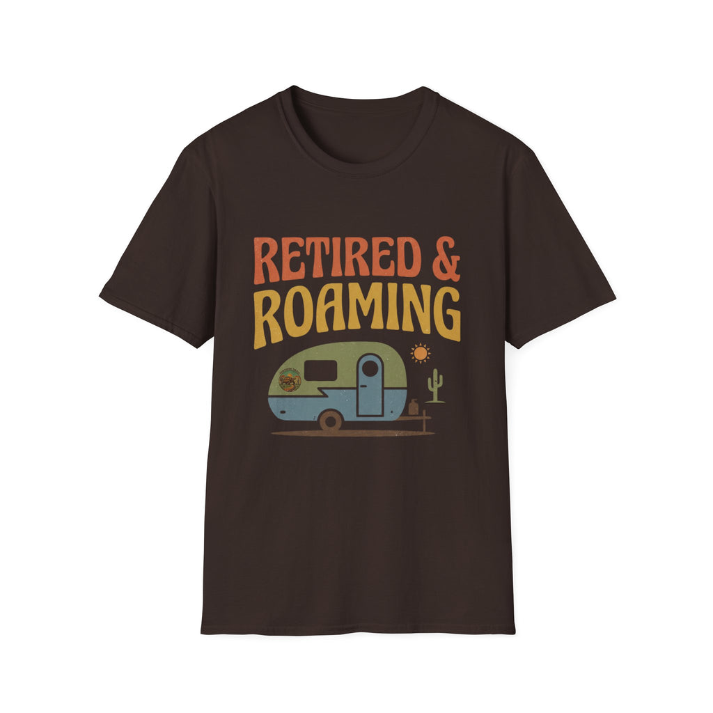 Retro Retired & Roaming  Tee Shirt