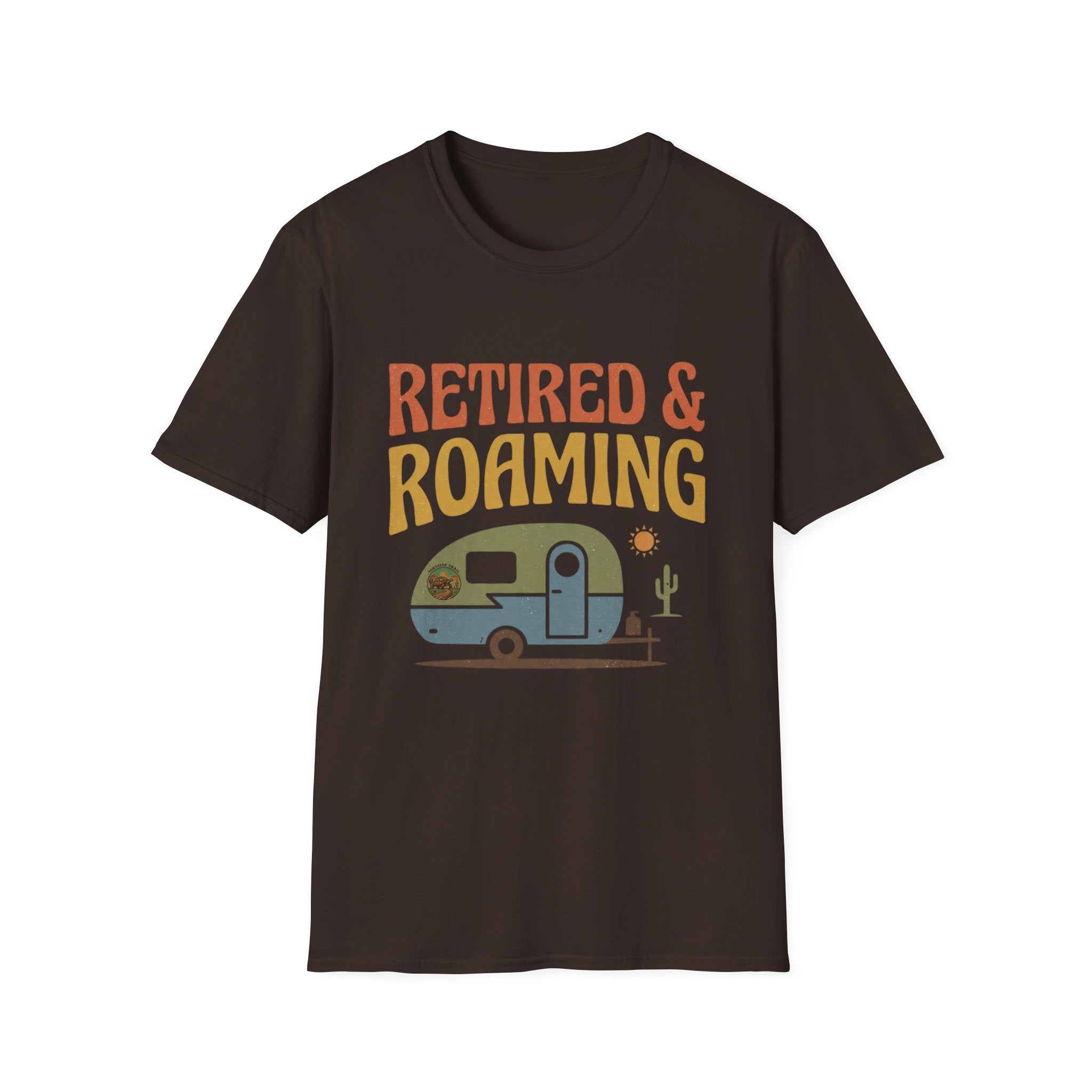 Retro Retired & Roaming  Tee Shirt