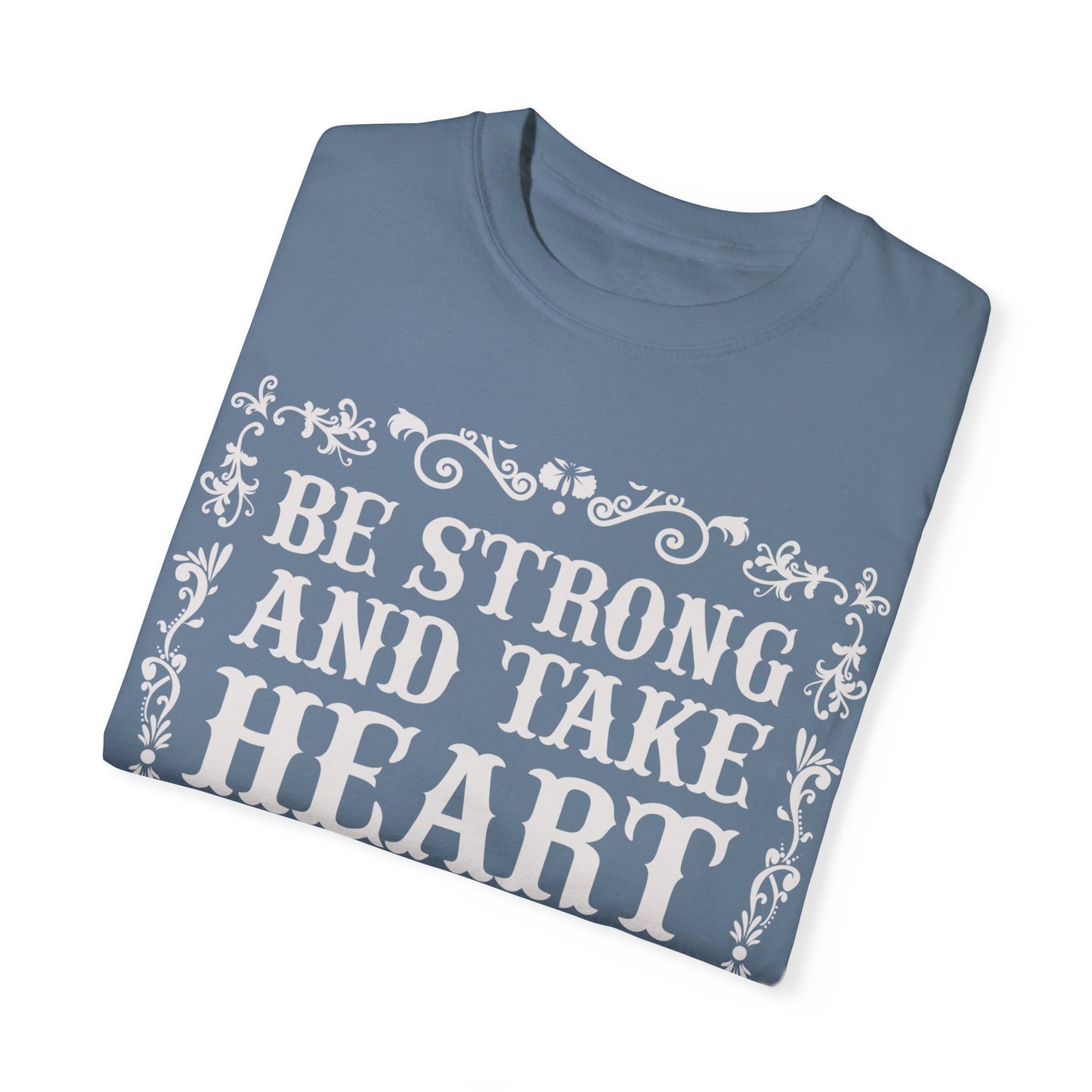 Inspirational Psalm 27 T-Shirt - Unisex Garment-Dyed Tee