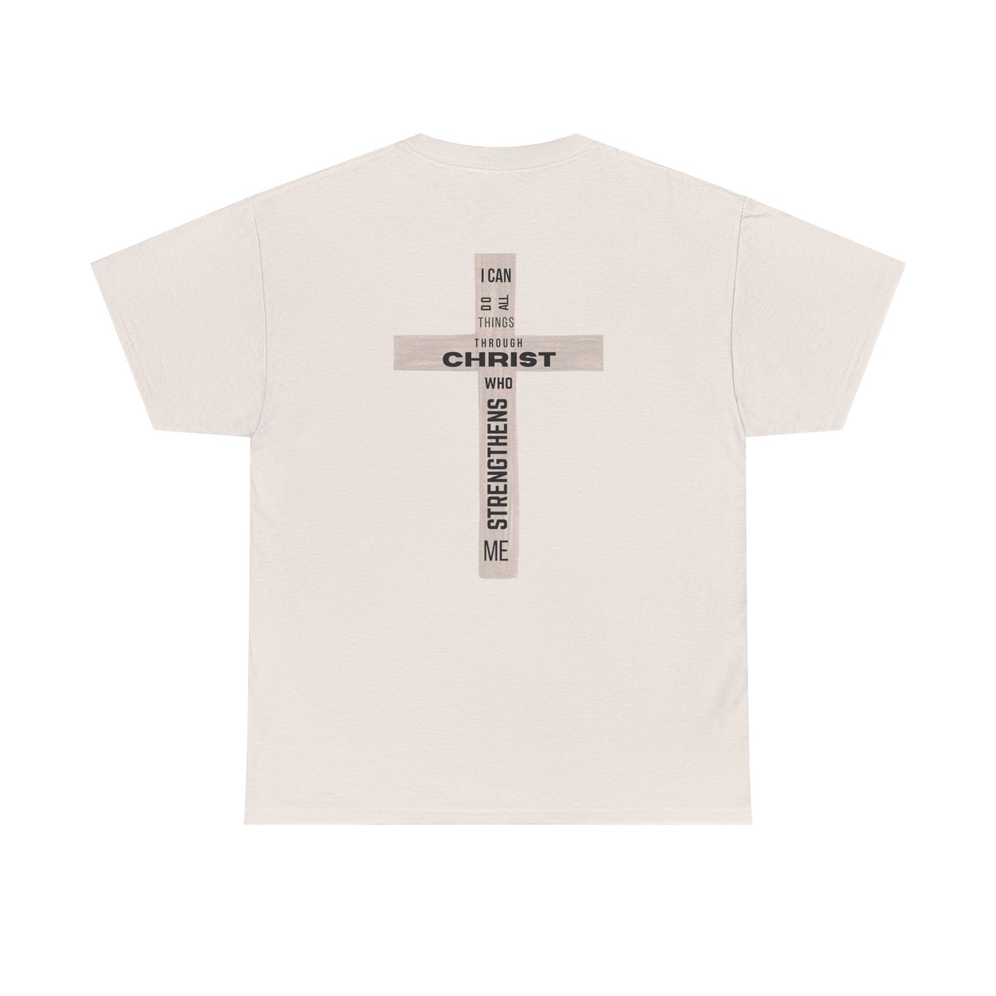 Faith-Inspired Tee - 'I Can Do All Things Through Christ'