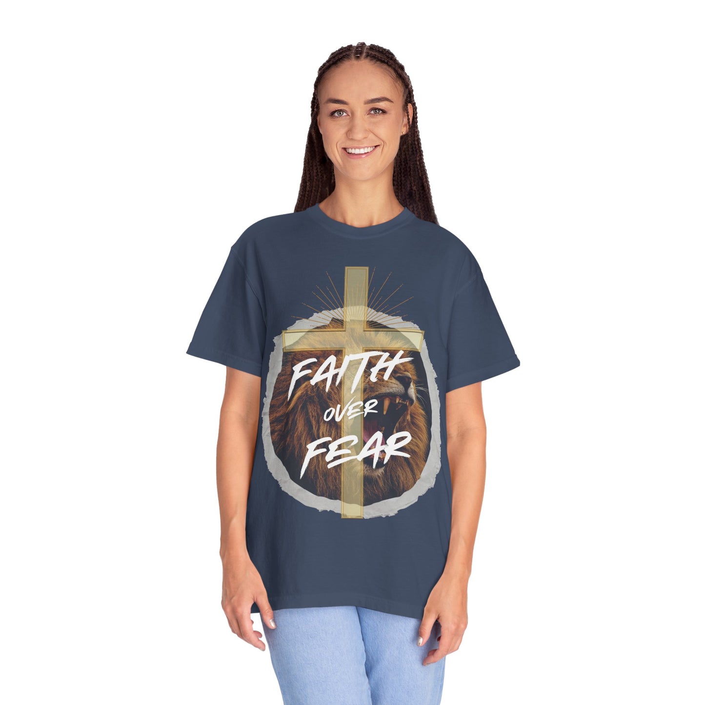 Faith over Fear Lion T-Shirt