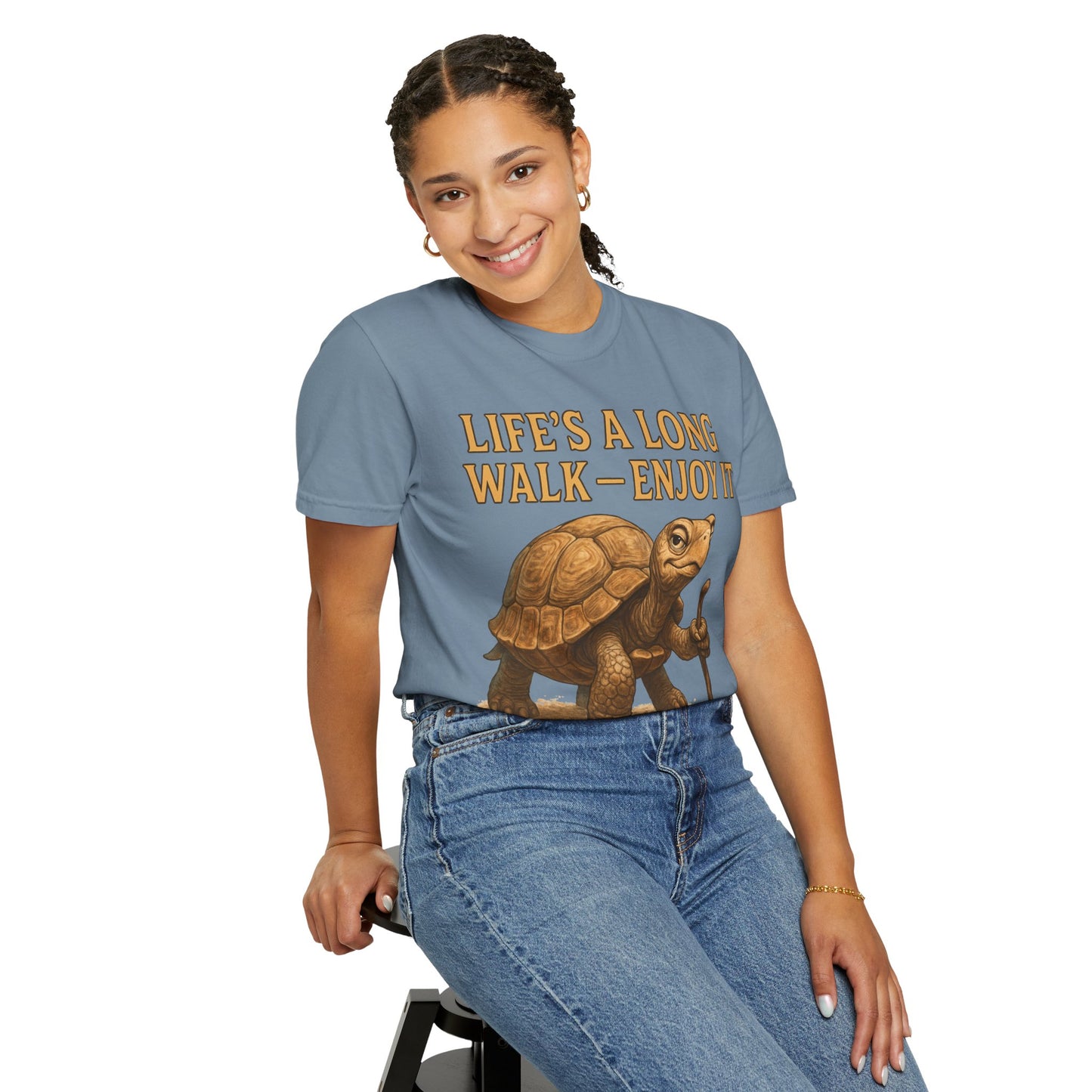T-shirt - Slow and Methodical Tortoise Design