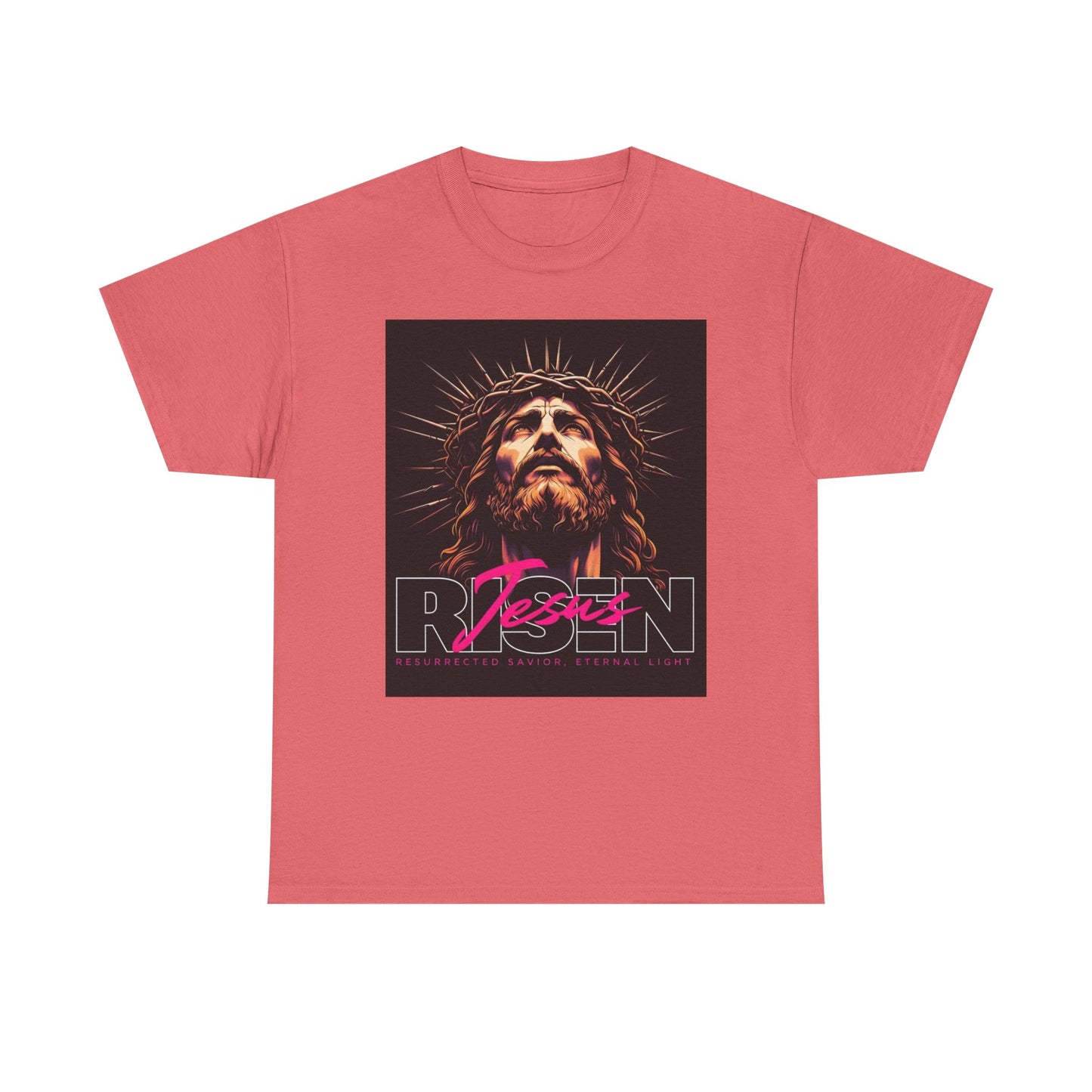 Faith Inspired Unisex Heavy Cotton Tee - Jesus Design