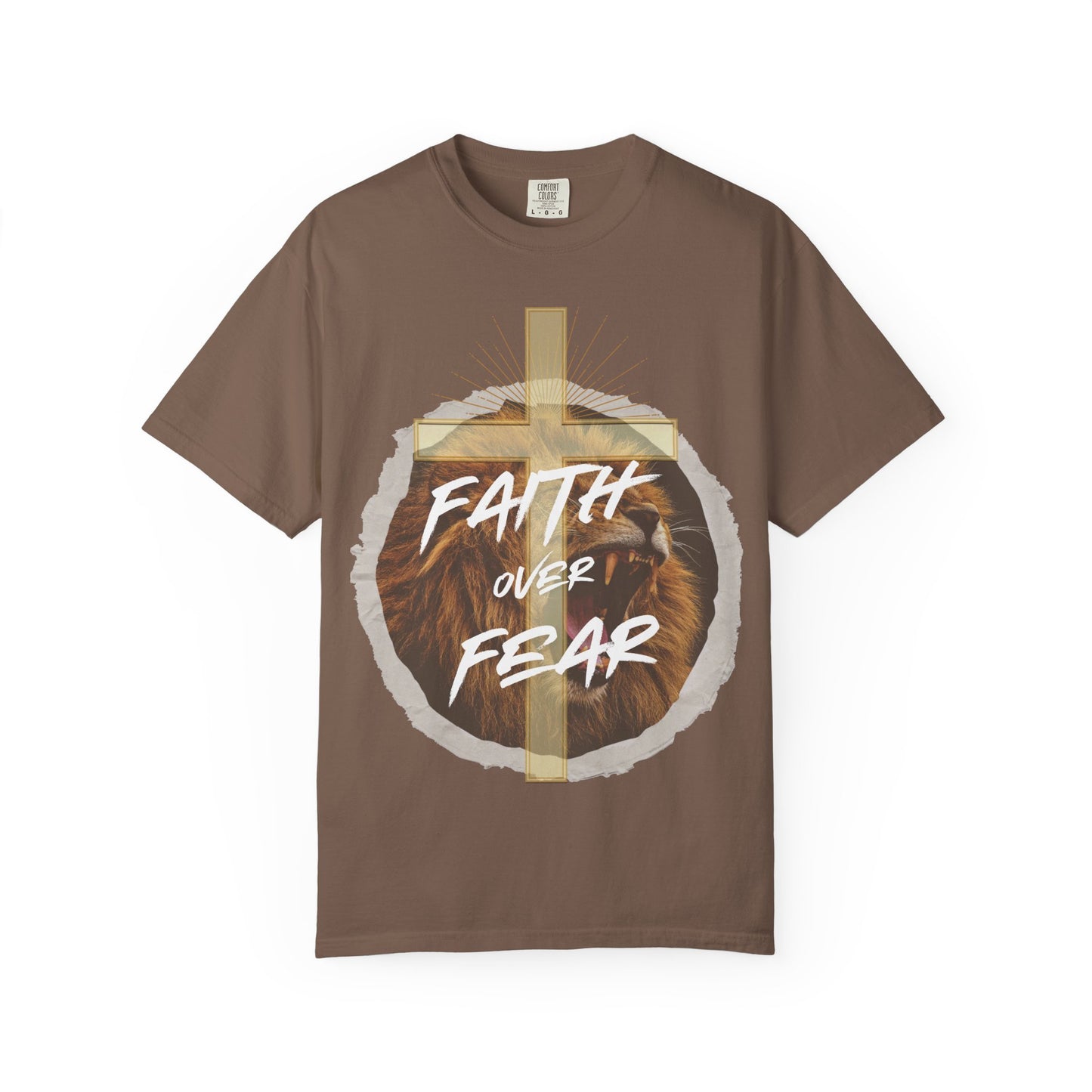 Faith over Fear Lion T-Shirt