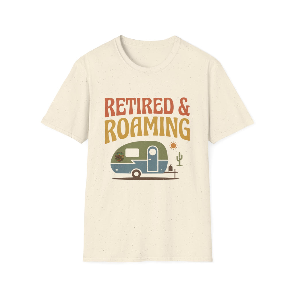 Retro Retired & Roaming  Tee Shirt