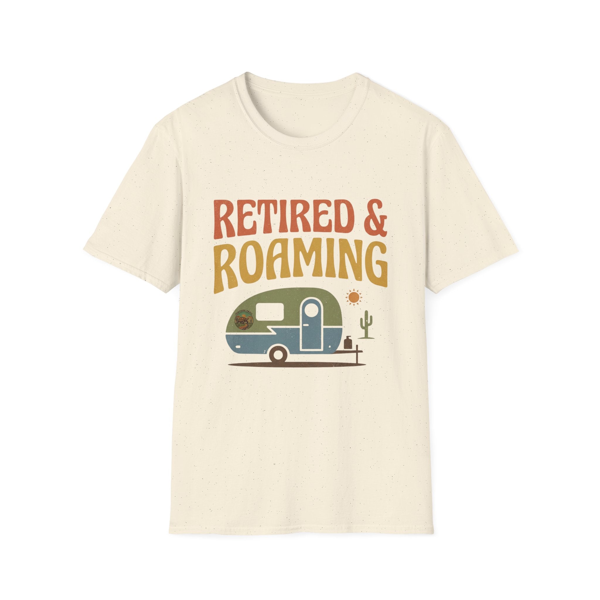 Retro Retired & Roaming  Tee Shirt