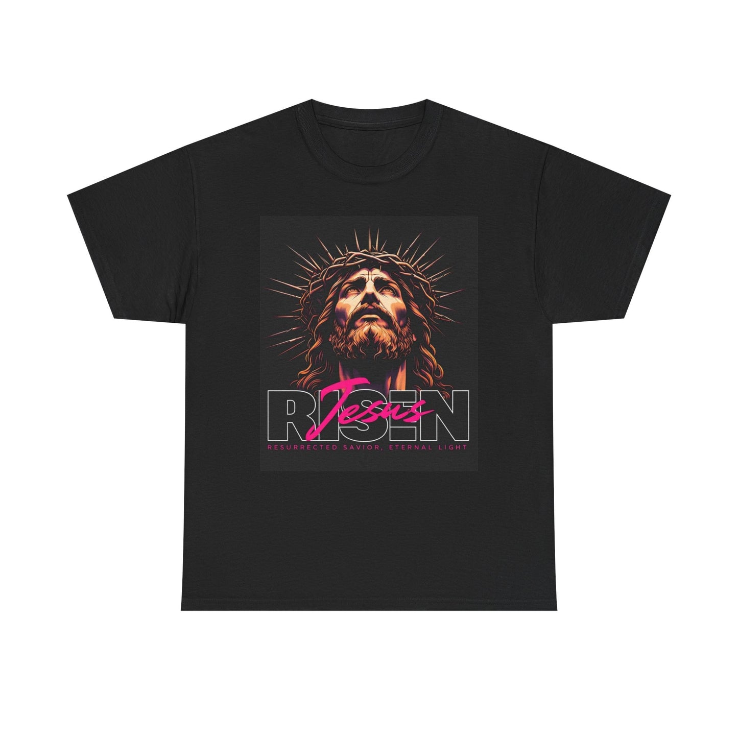 Faith Inspired Unisex Heavy Cotton Tee - Jesus Design
