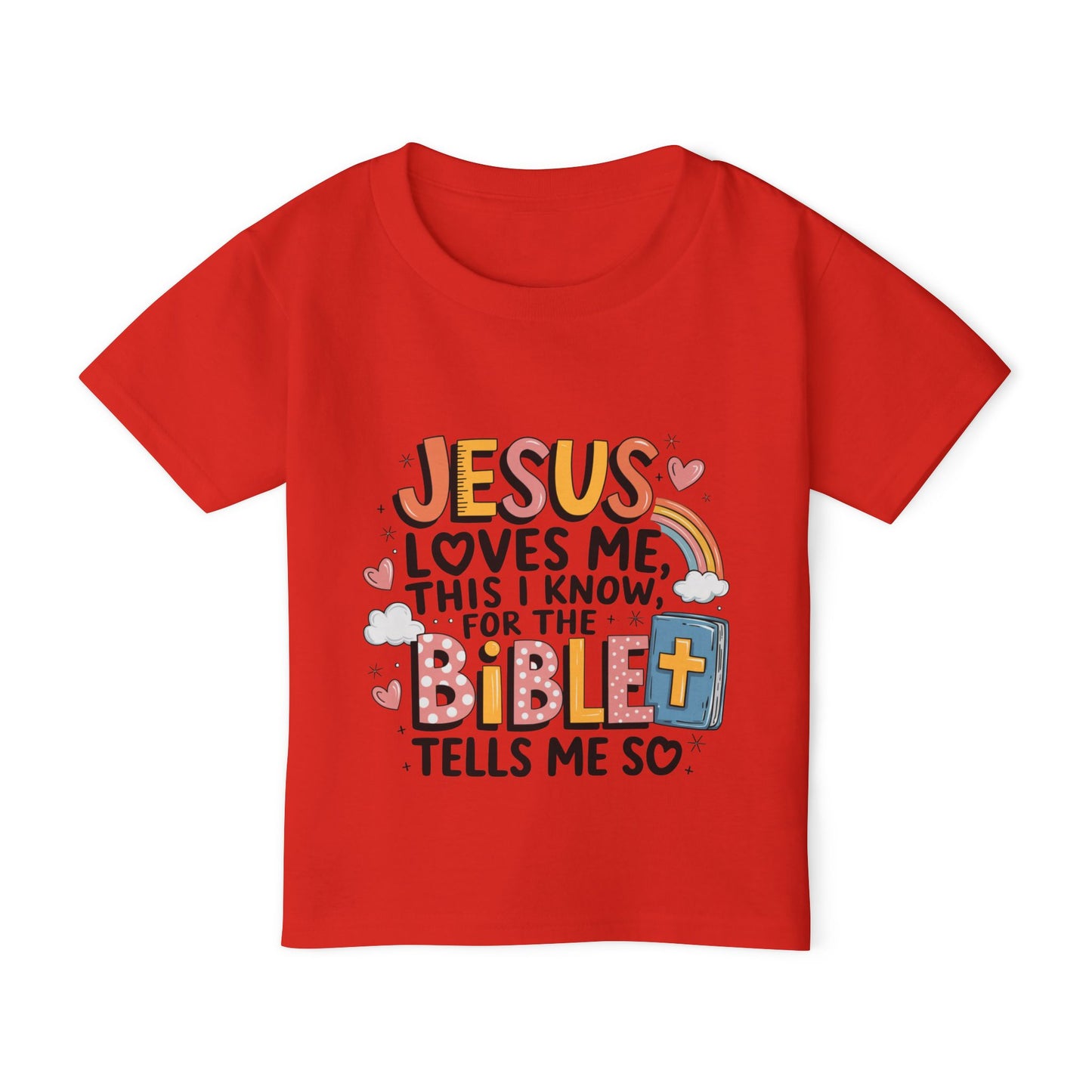 Jesus Loves Me This I Know - Heavy Cotton™ Toddler T-shirt