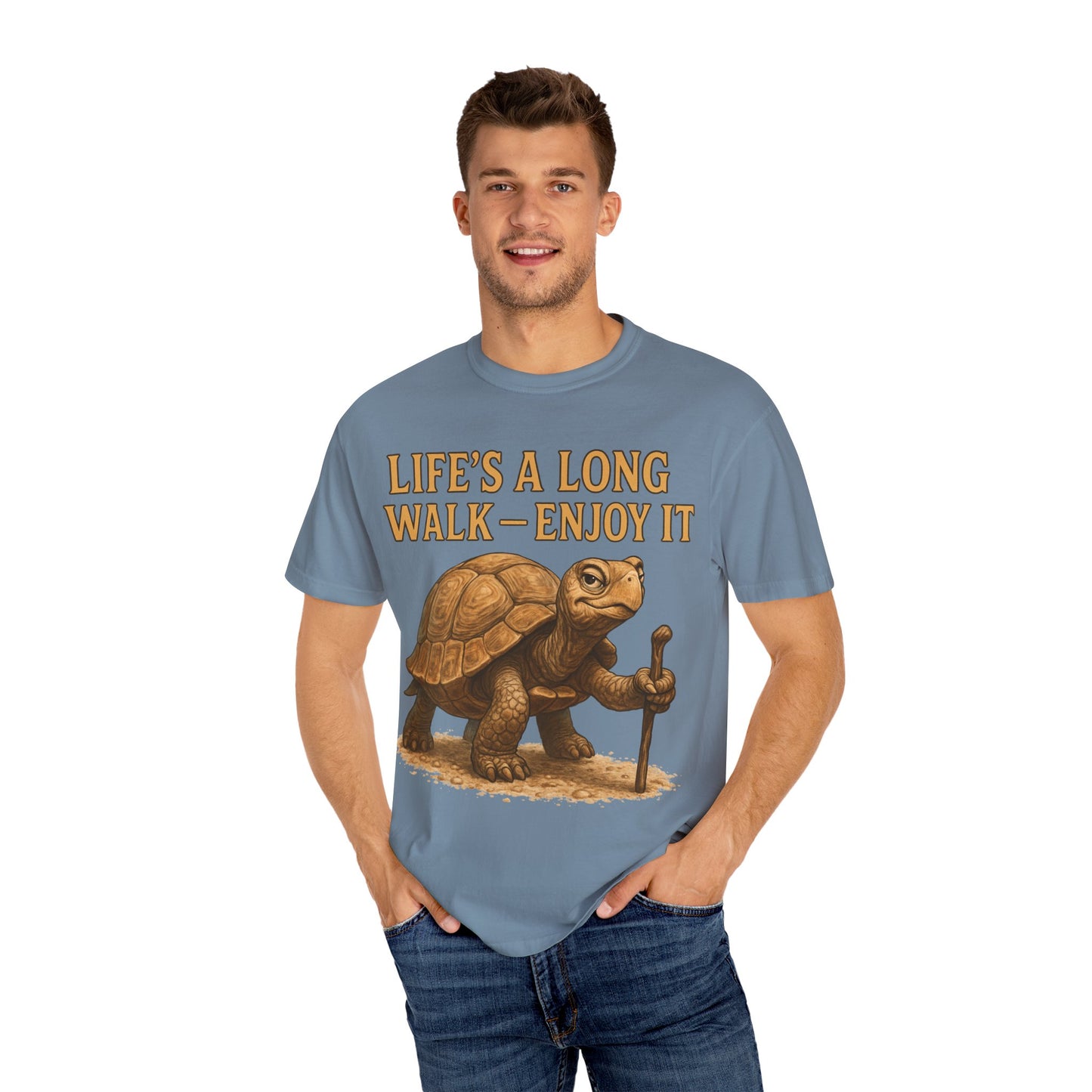 T-shirt - Slow and Methodical Tortoise Design