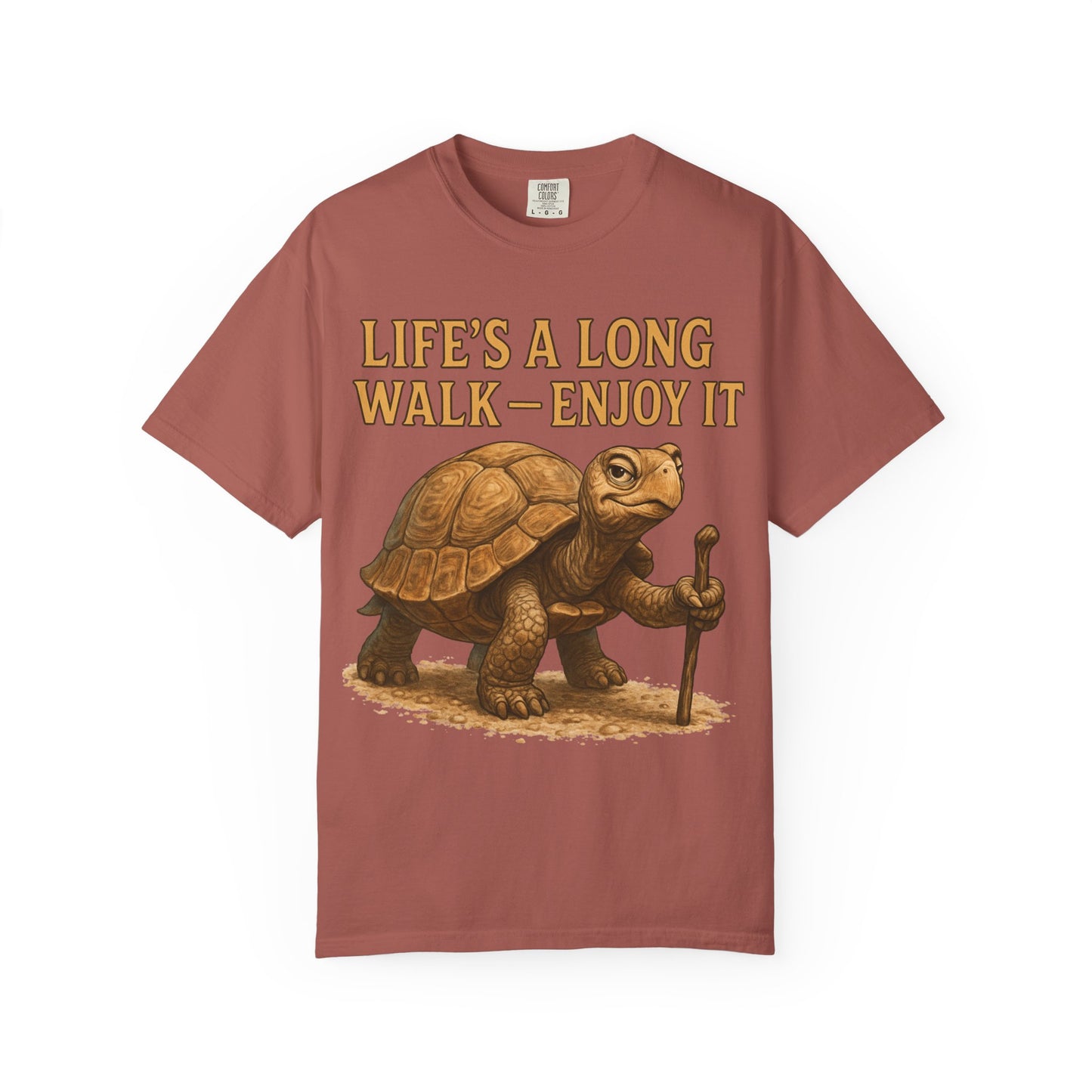T-shirt - Slow and Methodical Tortoise Design