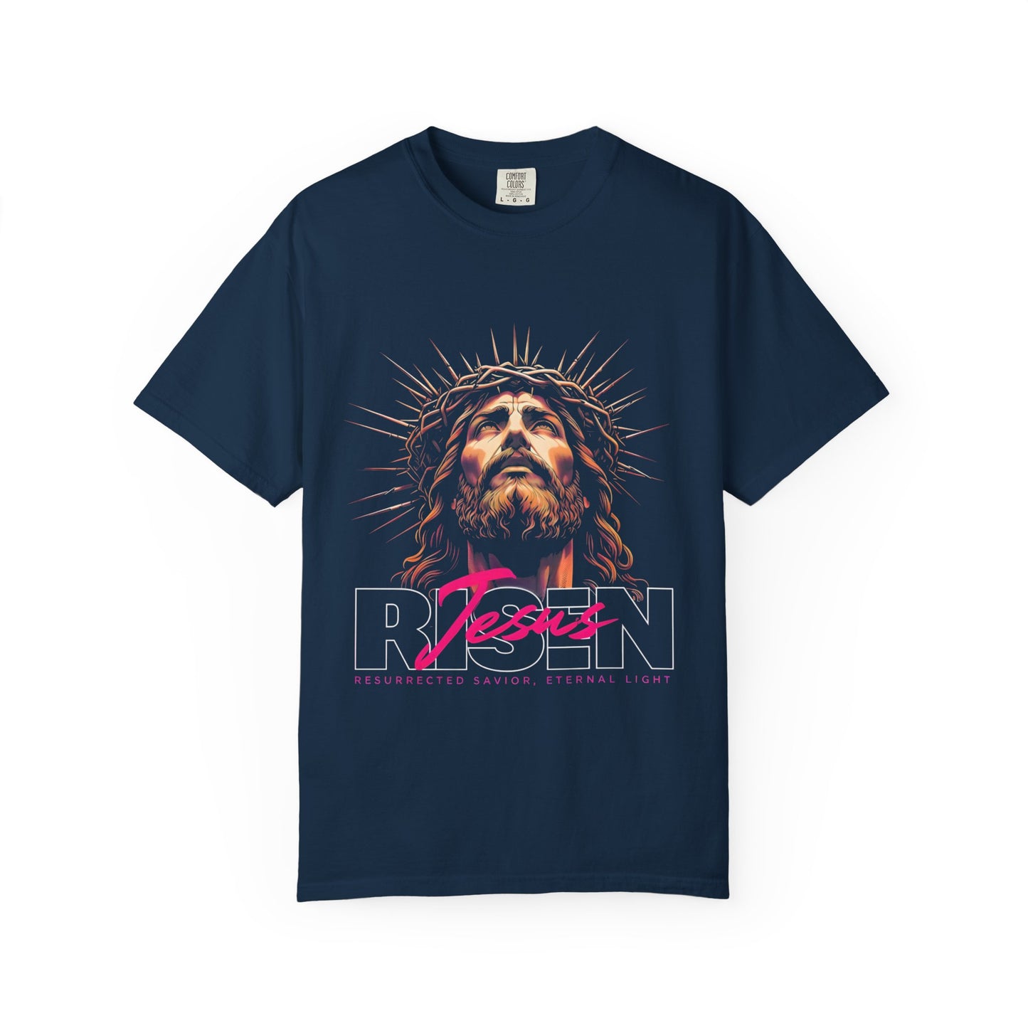 Unisex Jesus Graphic T-Shirt - Resurrected Savior, Eternal Light