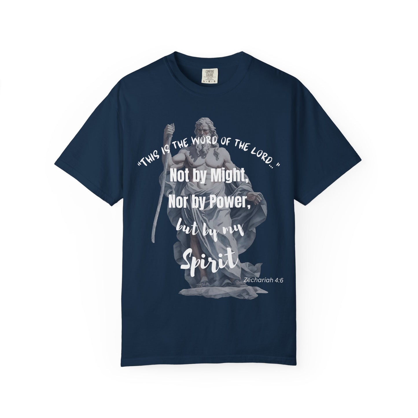 Inspirational Scripture T-Shirt - Not by Might, but by Spirit