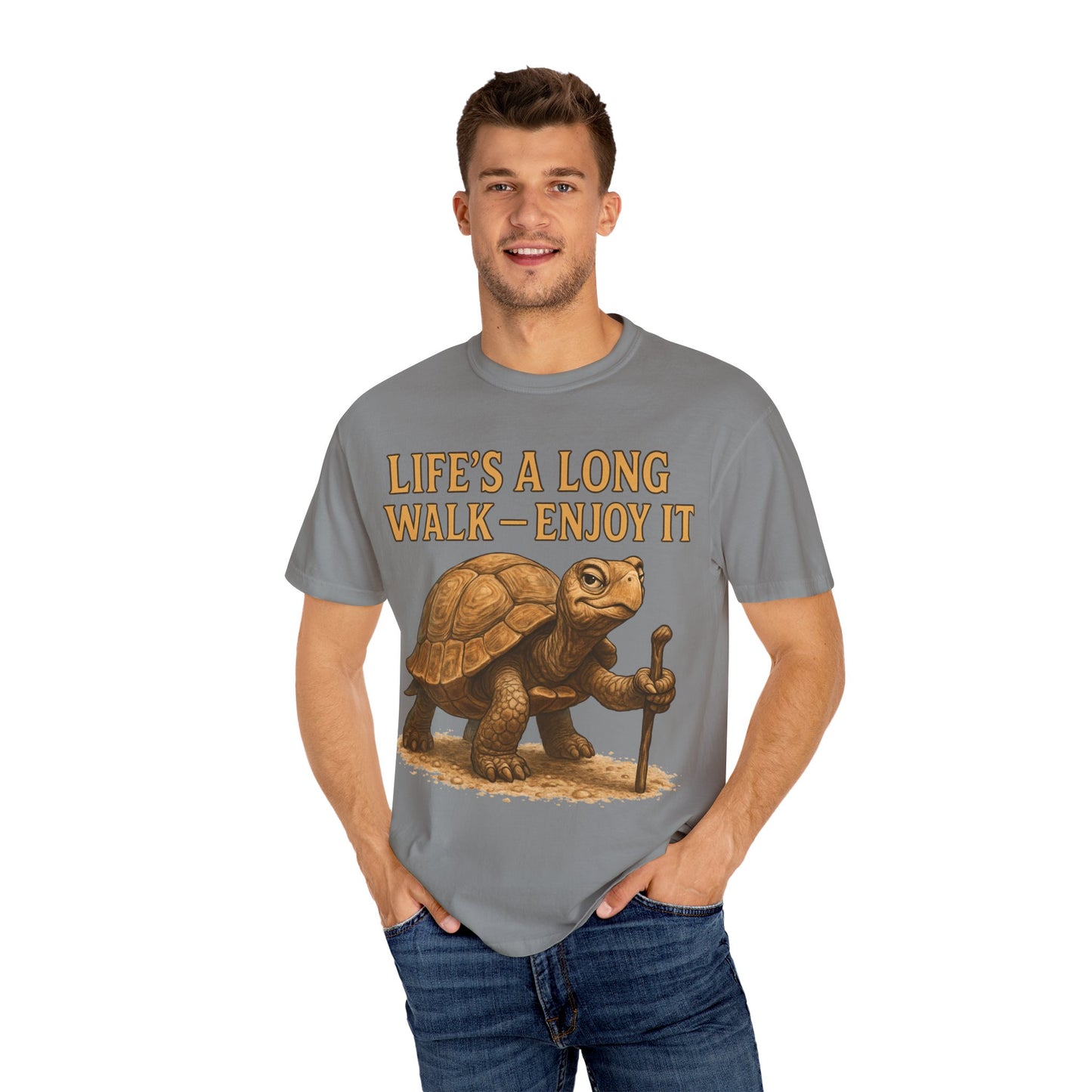 T-shirt - Slow and Methodical Tortoise Design