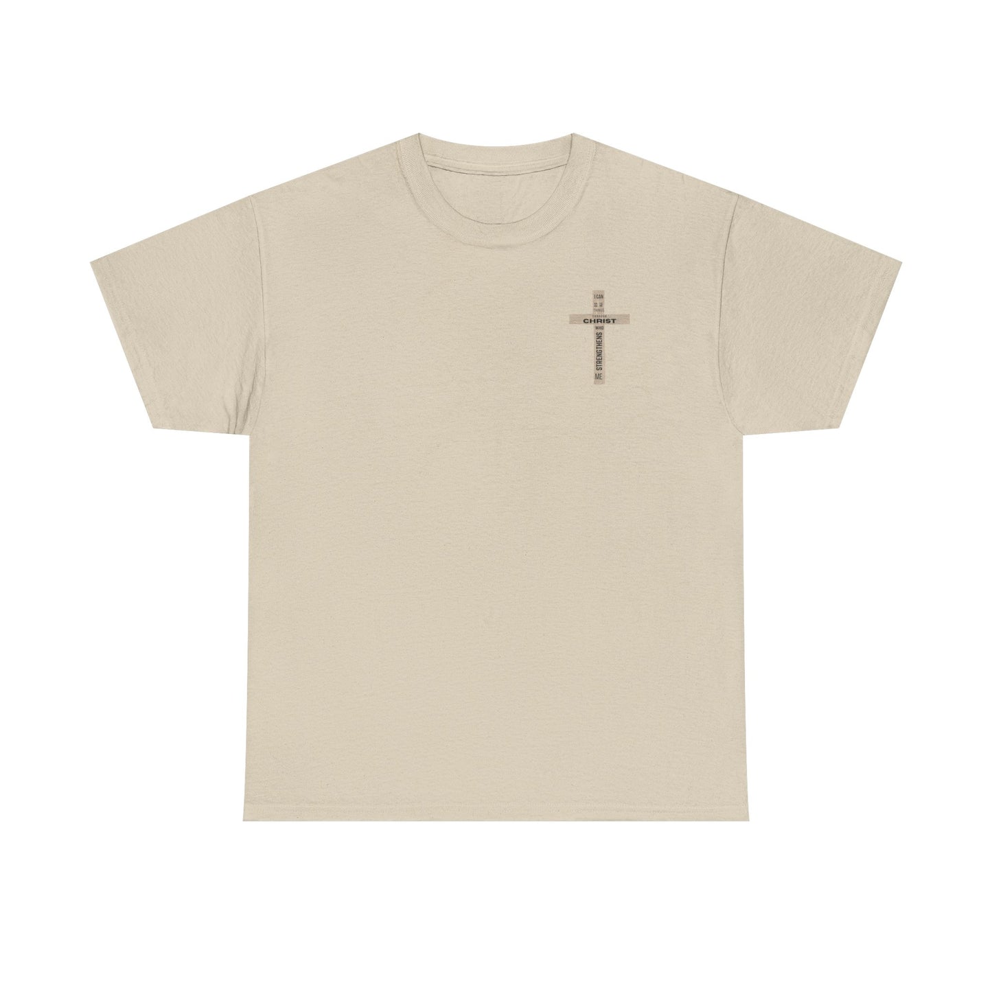 Faith-Inspired Tee - 'I Can Do All Things Through Christ'