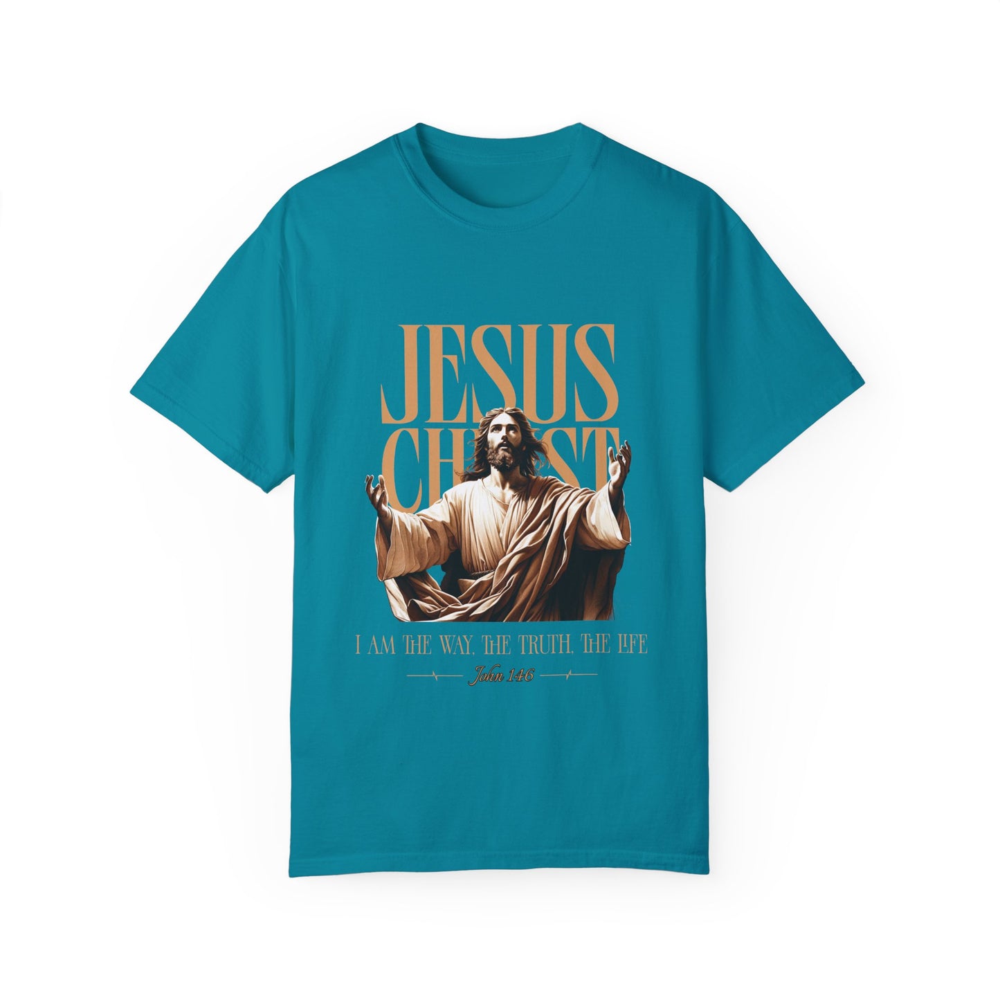 Christian Bible Verse Unisex Tee, The Way The Truth The Life John 14:6 Unisex Shirt, Religious Christian Apparel, Inspirational Graphic Tee, Christian Comfort Tee, John14:6  Scripture