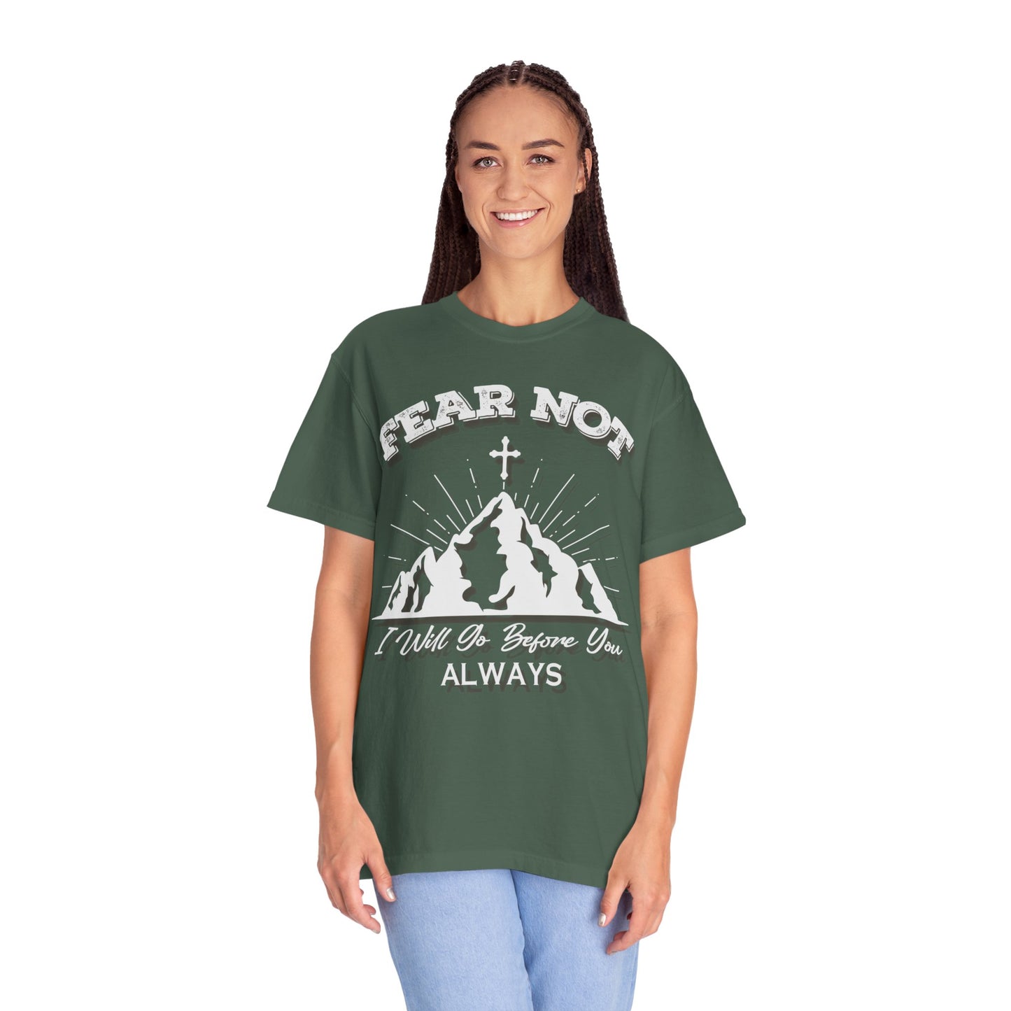 Fear Not Faith-Inspired Unisex Garment-Dyed T-Shirt