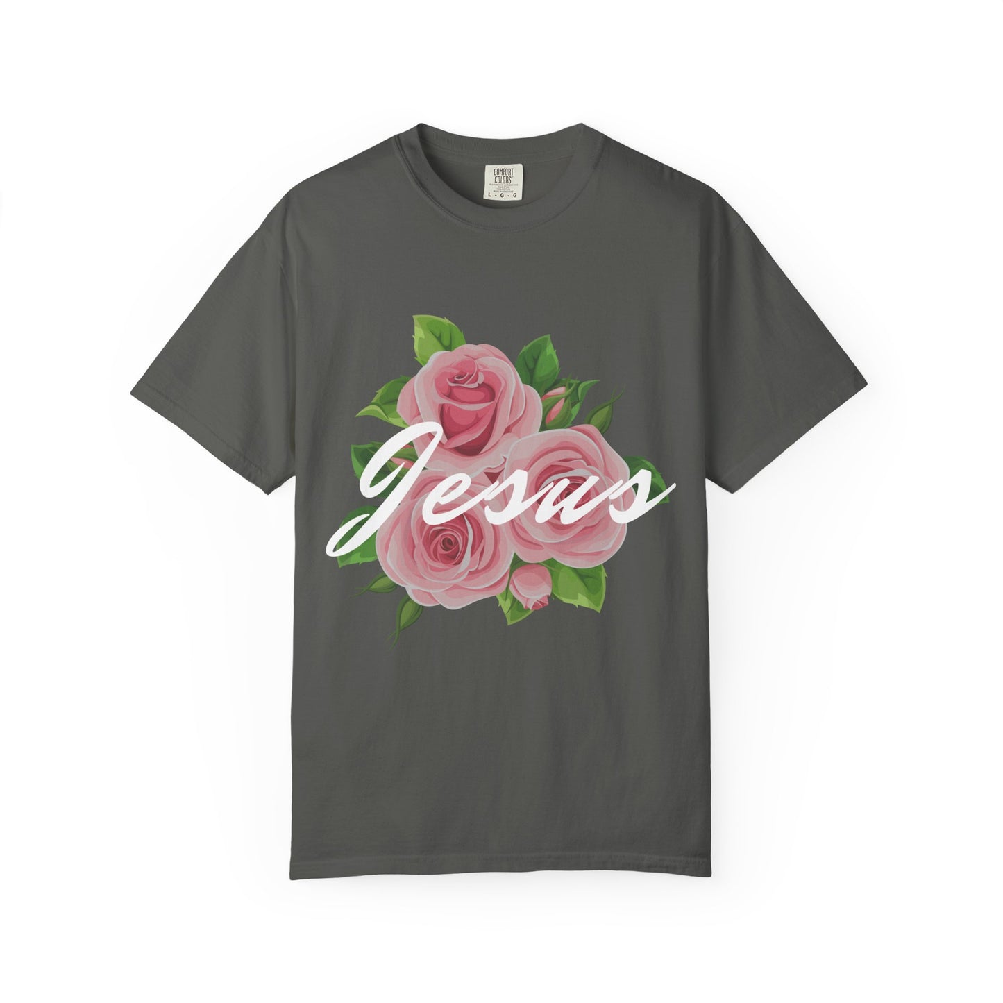 Jesus Floral T-shirt, Vintage Shirt, Christian Apparel, Flower Graphic Tee, Faith-based Gift, Unisex Fashion