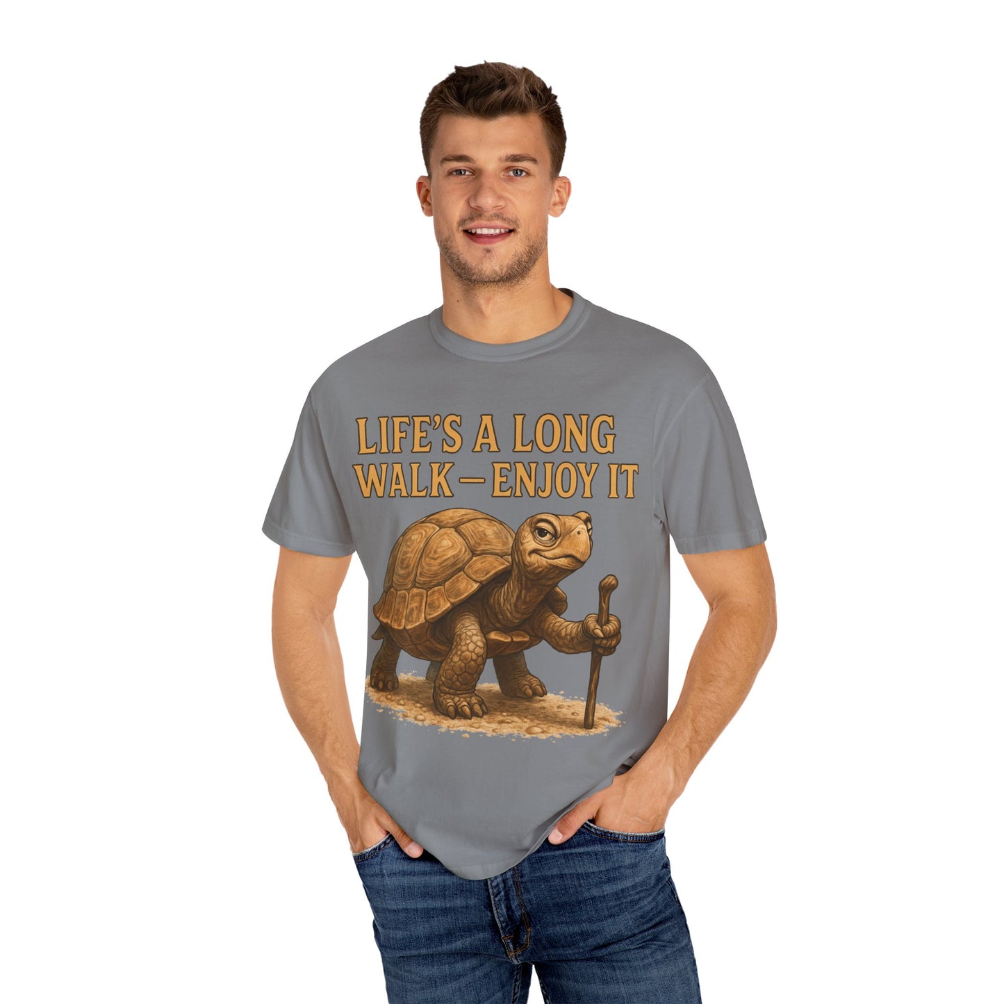 T-shirt - Slow and Methodical Tortoise Design