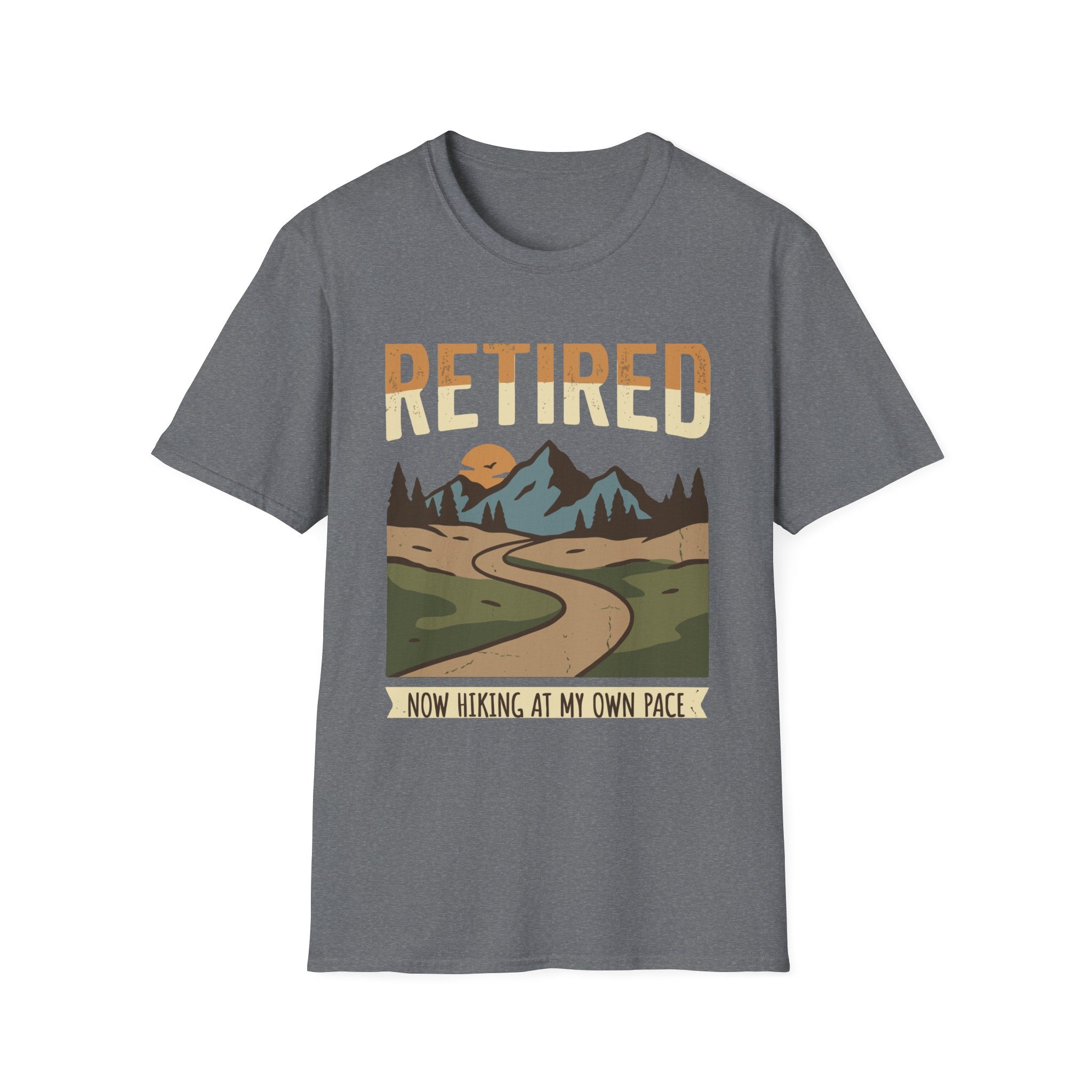 Retired Hiking My Own Pace Tee Shirt