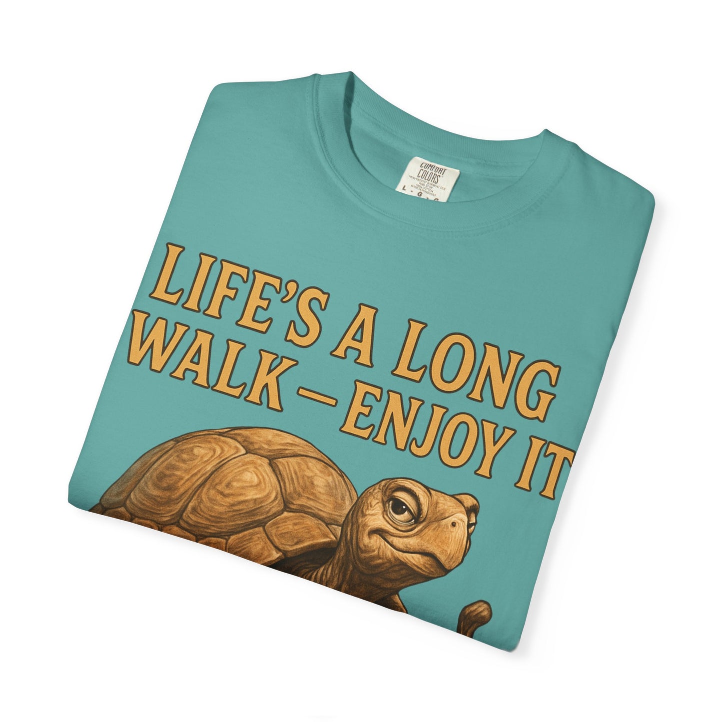 T-shirt - Slow and Methodical Tortoise Design