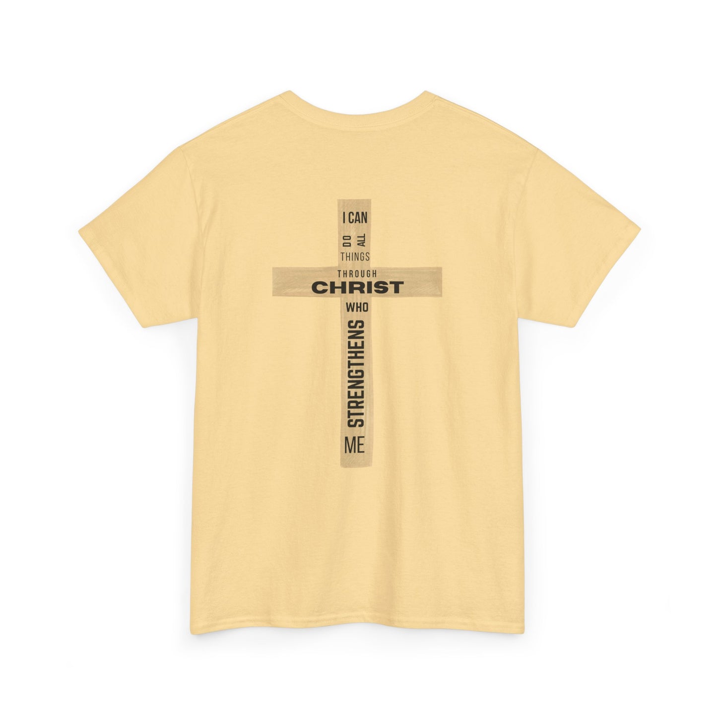 Faith-Inspired Tee - 'I Can Do All Things Through Christ'