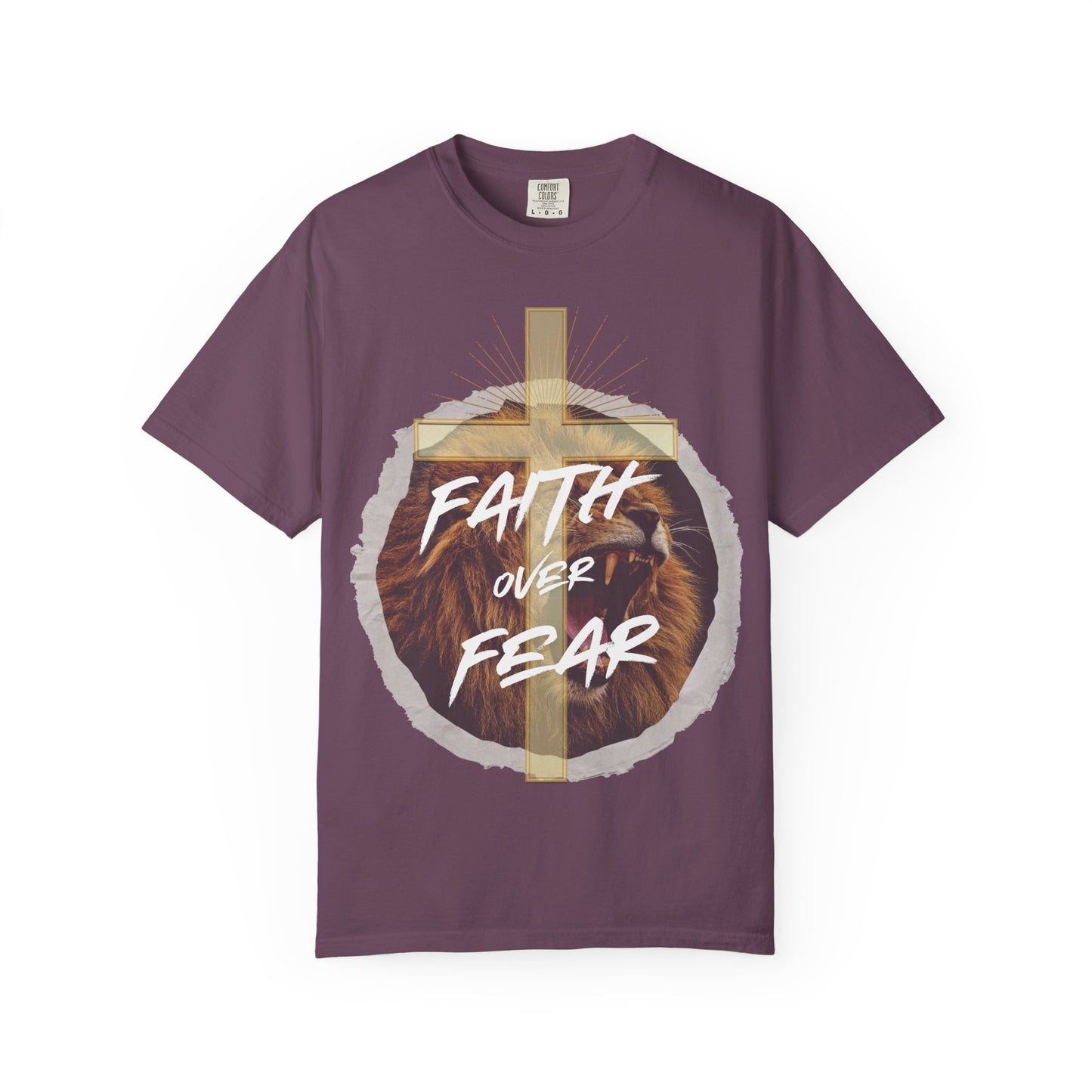Faith over Fear Lion T-Shirt