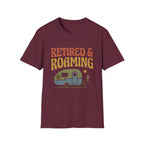Retro Retired & Roaming  Tee Shirt
