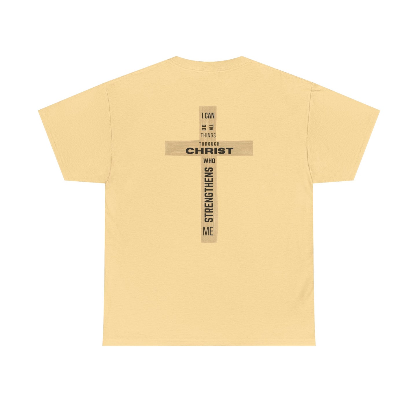 Faith-Inspired Tee - 'I Can Do All Things Through Christ'