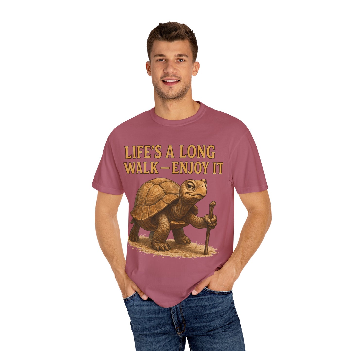 T-shirt - Slow and Methodical Tortoise Design