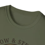 Slow & Steady Hiking Club T-Shirt – Funny Tortoise Hiking Tee, Unisex