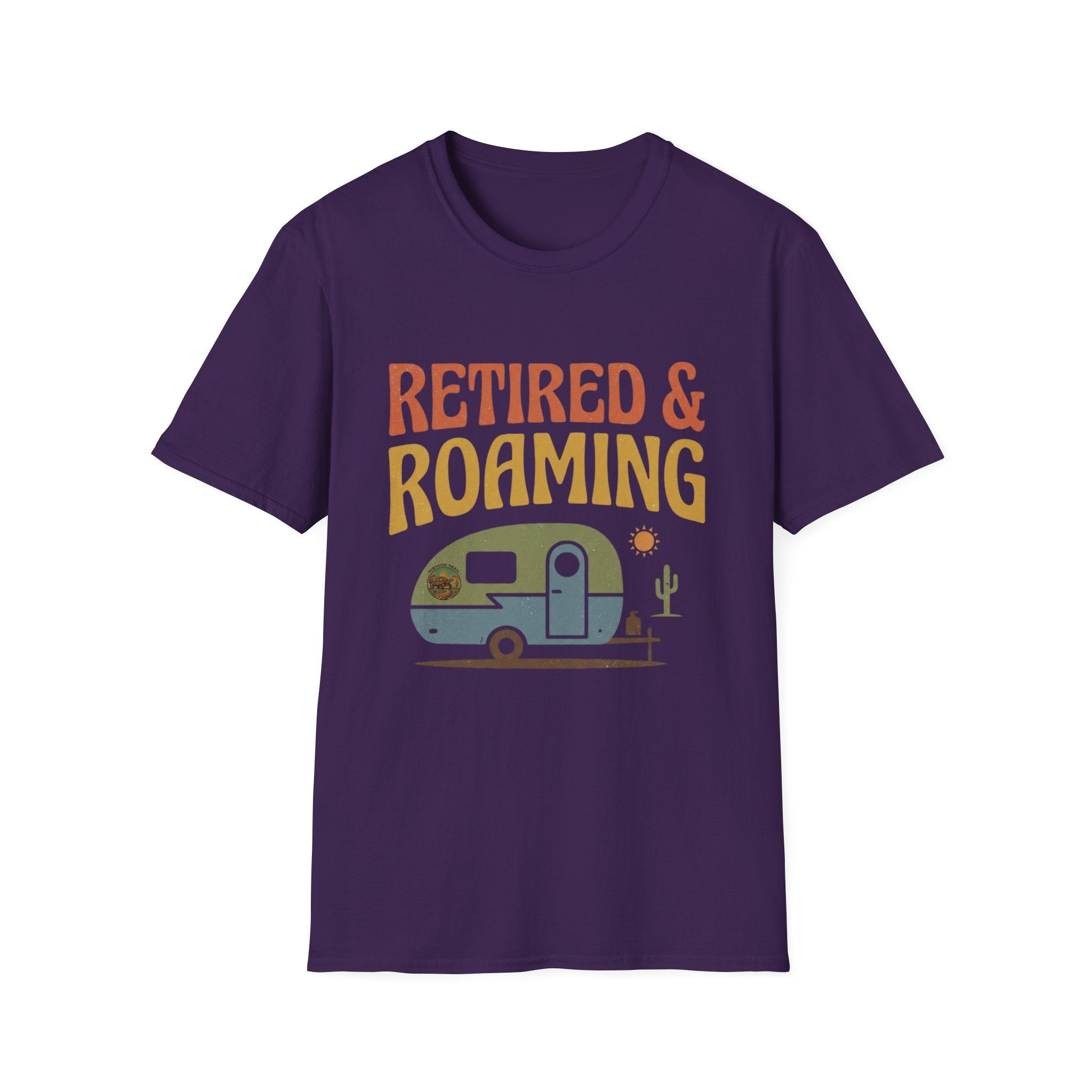 Retro Retired & Roaming  Tee Shirt
